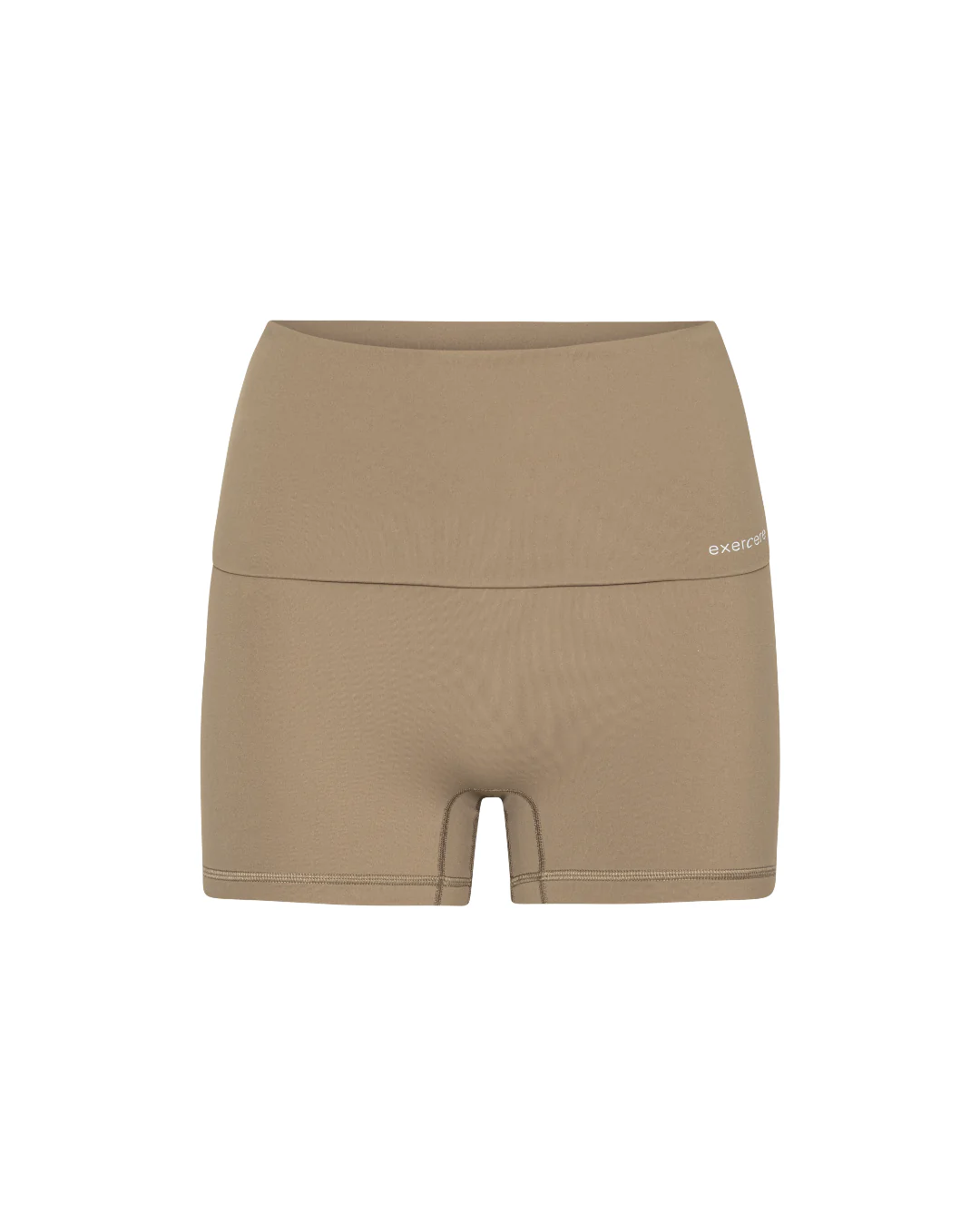Neaty Fold Over Shorts - Sand Beige - Image 5