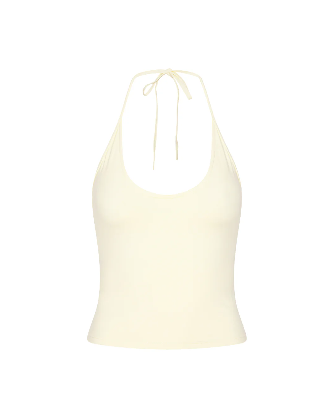 Neaty Halter Tank Top - Lemon - Image 4