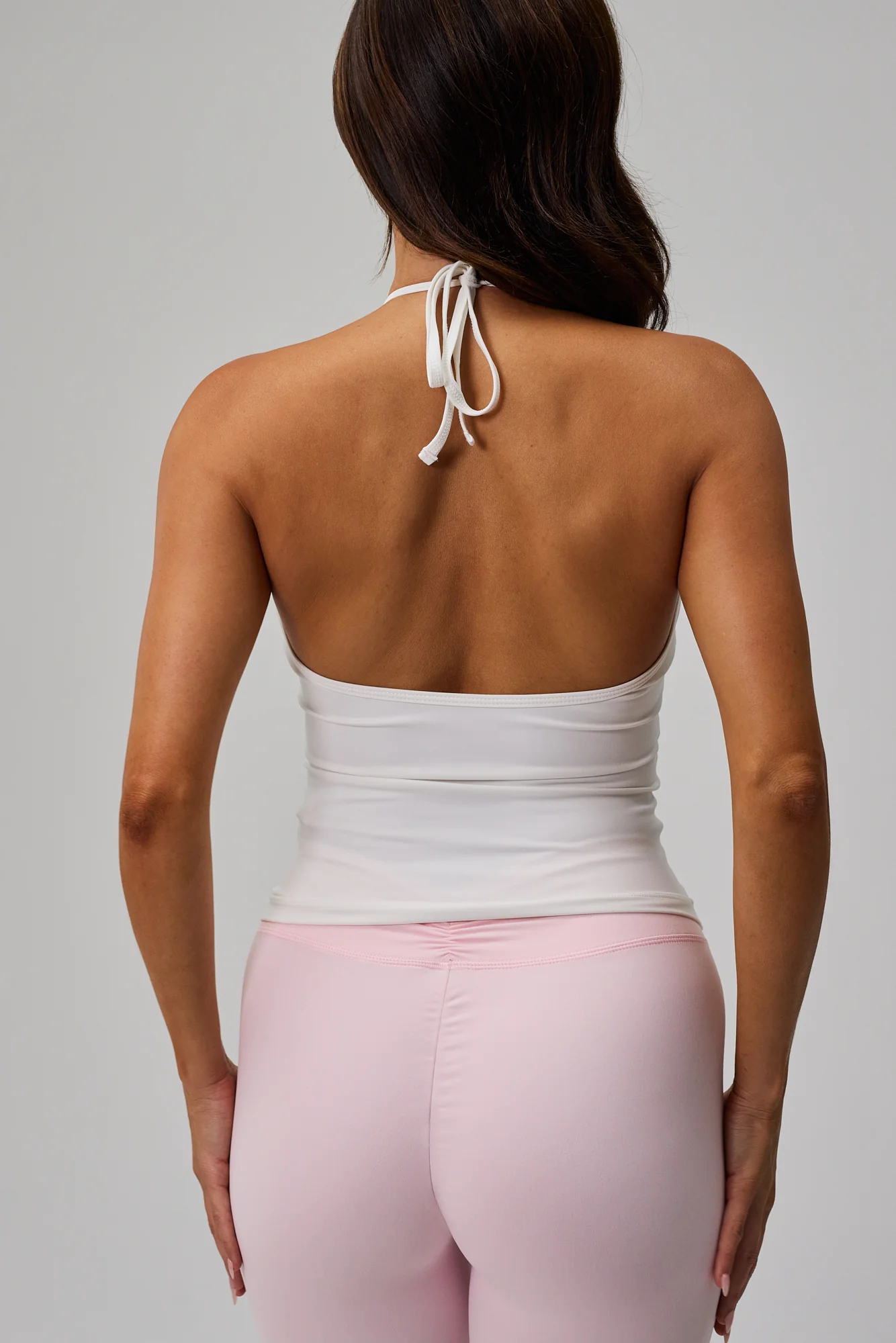 Neaty Halter Tank Top - White - Image 3