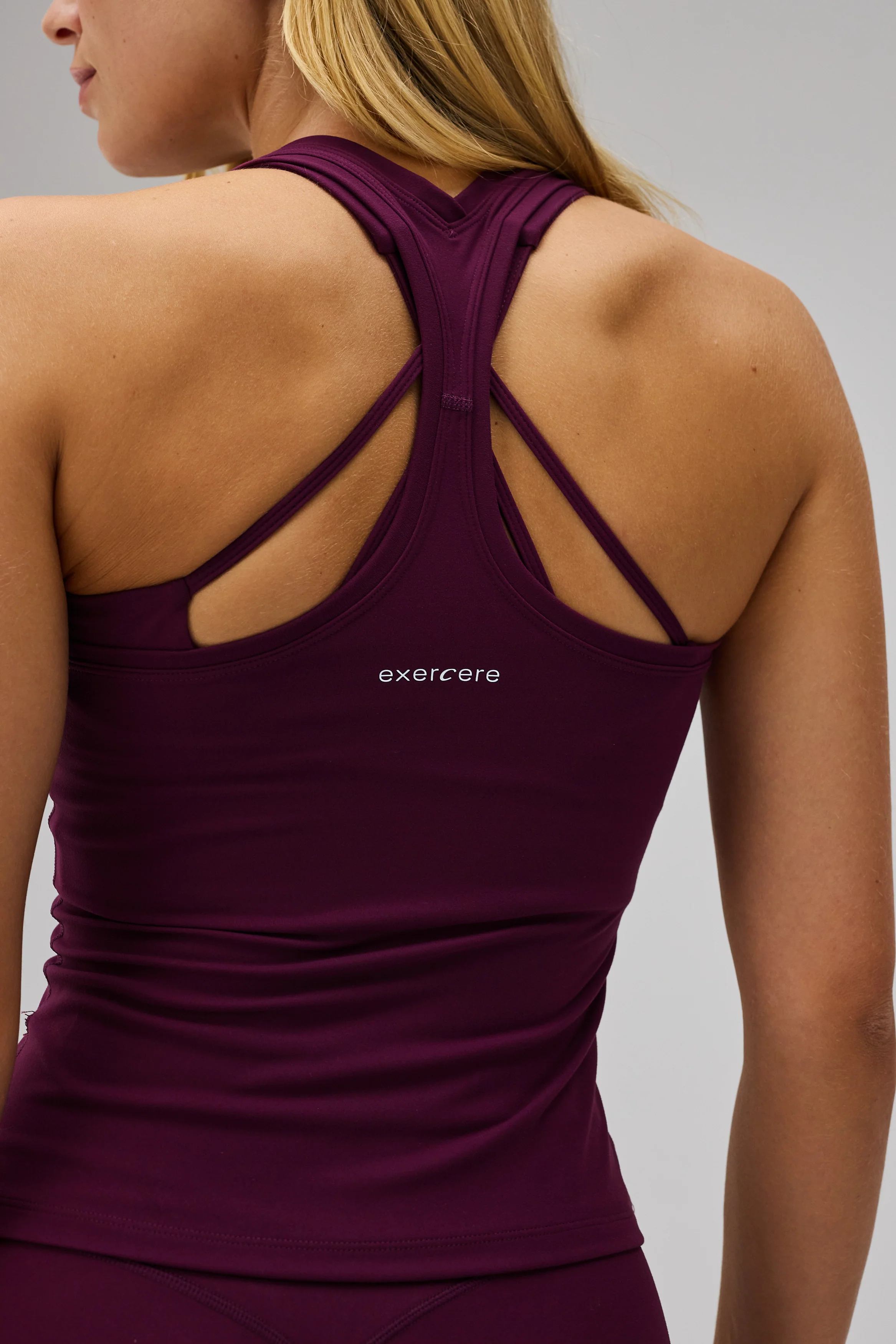 Neaty Racer Tank Top - Deep Plum - Image 6