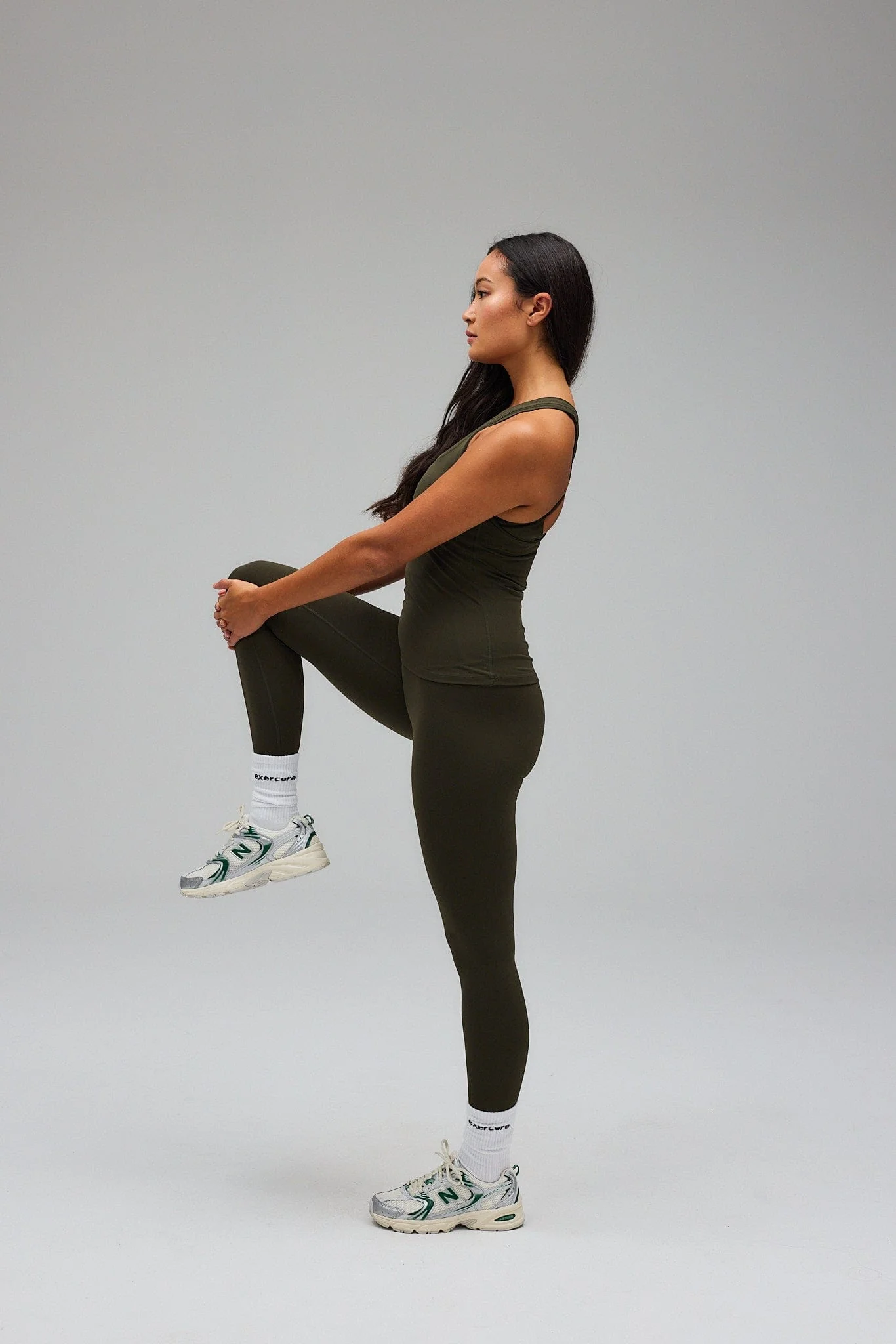 Neaty Racer Tank Top - Forest Green - Image 3