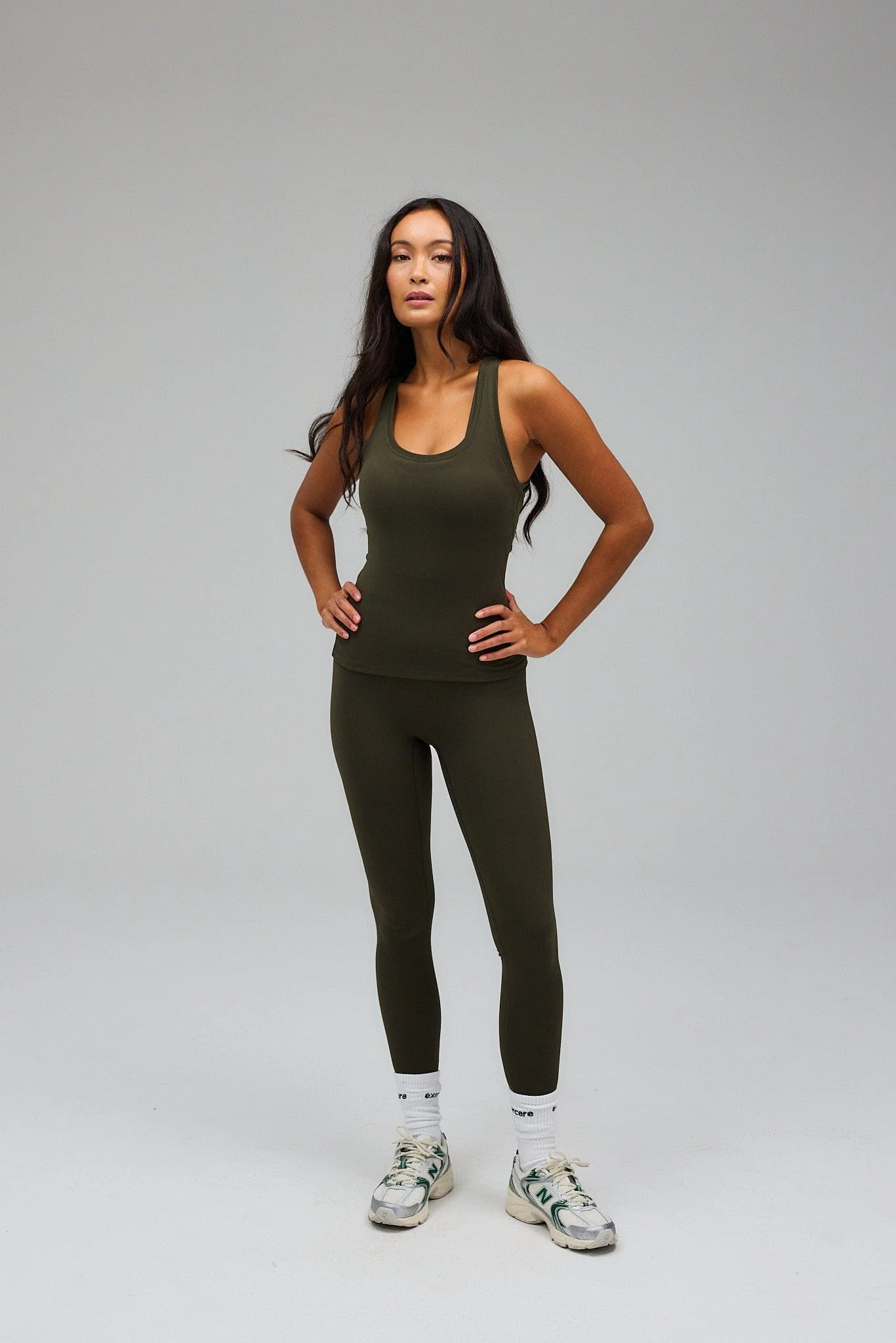 Neaty Racer Tank Top - Forest Green - Image 5