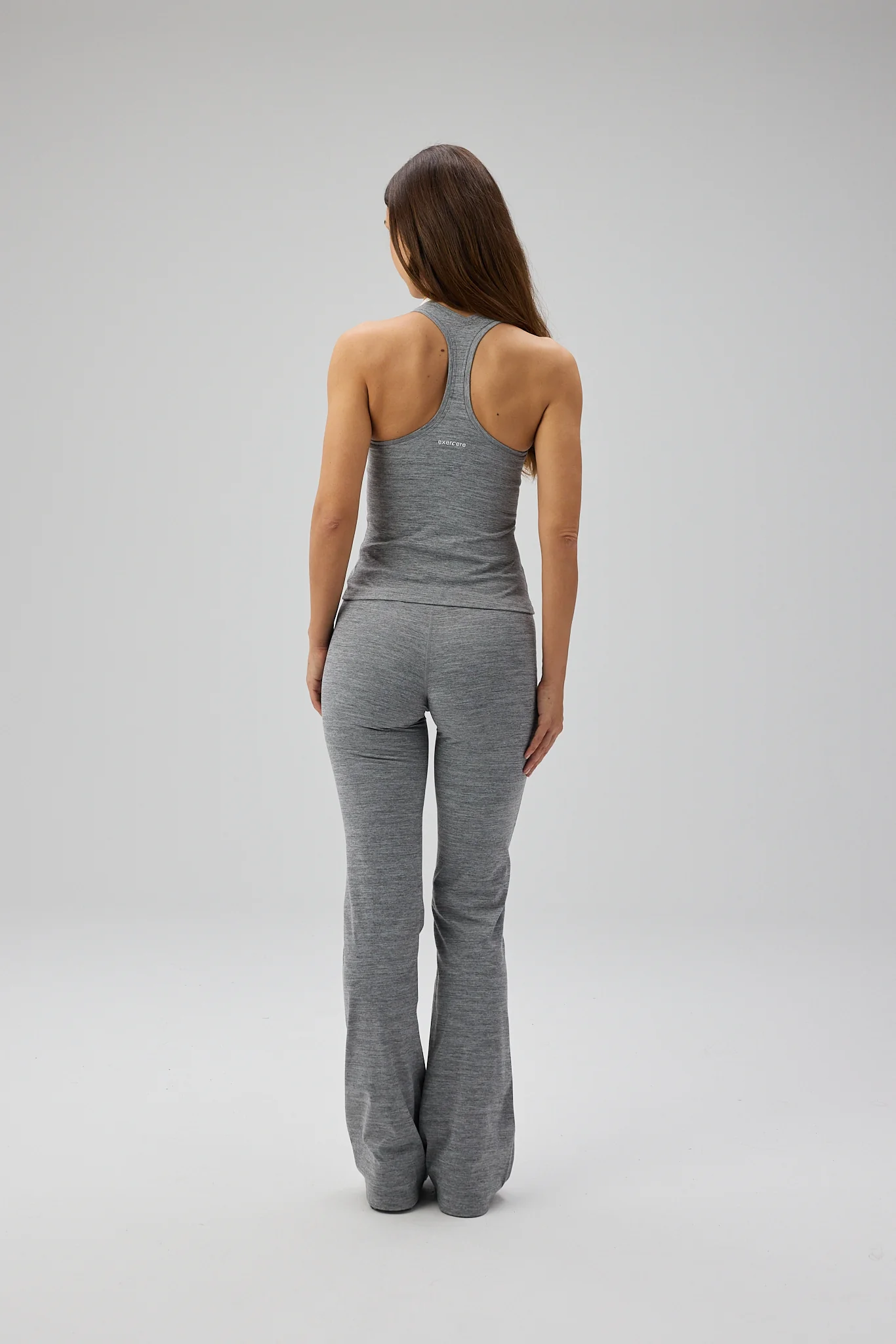 Neaty Racer Tank Top - Grey Melange - Image 5