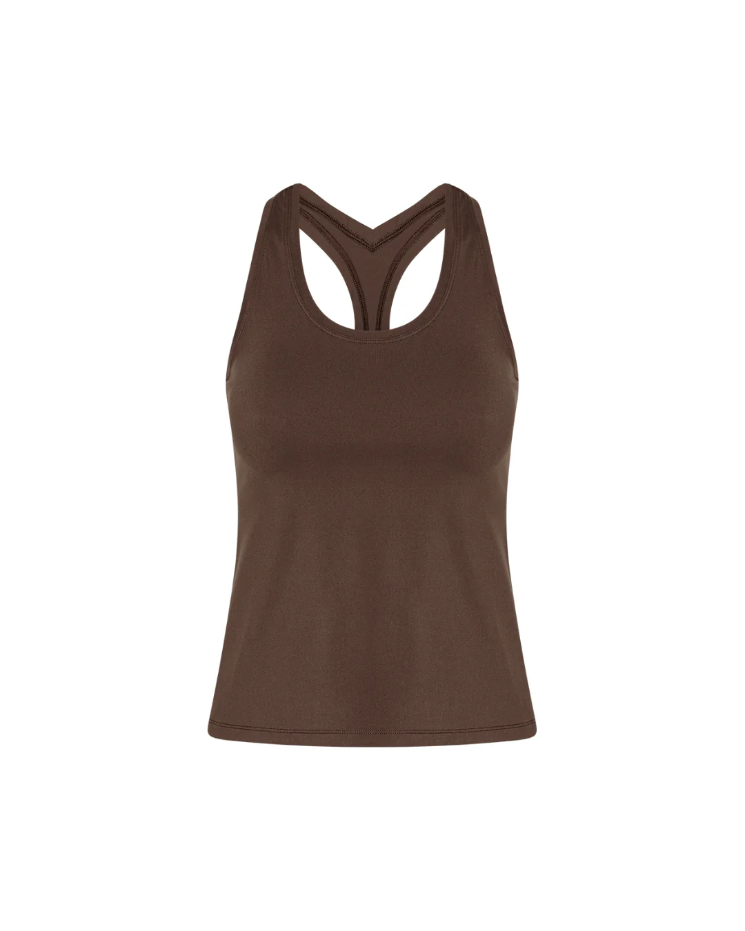 Neaty Racer Tank Top - Pecan Brown - Image 5