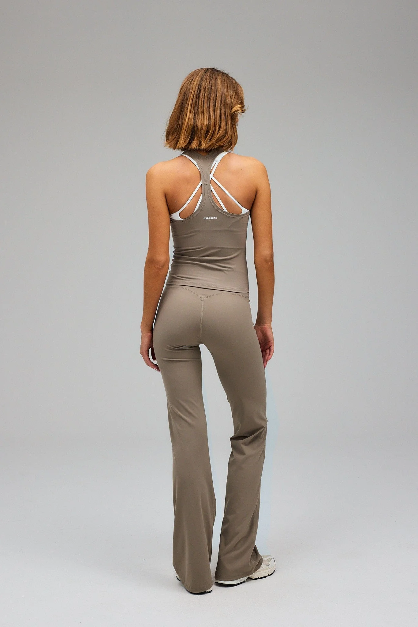 Neaty Racer Tank Top - Sand Beige - Image 5