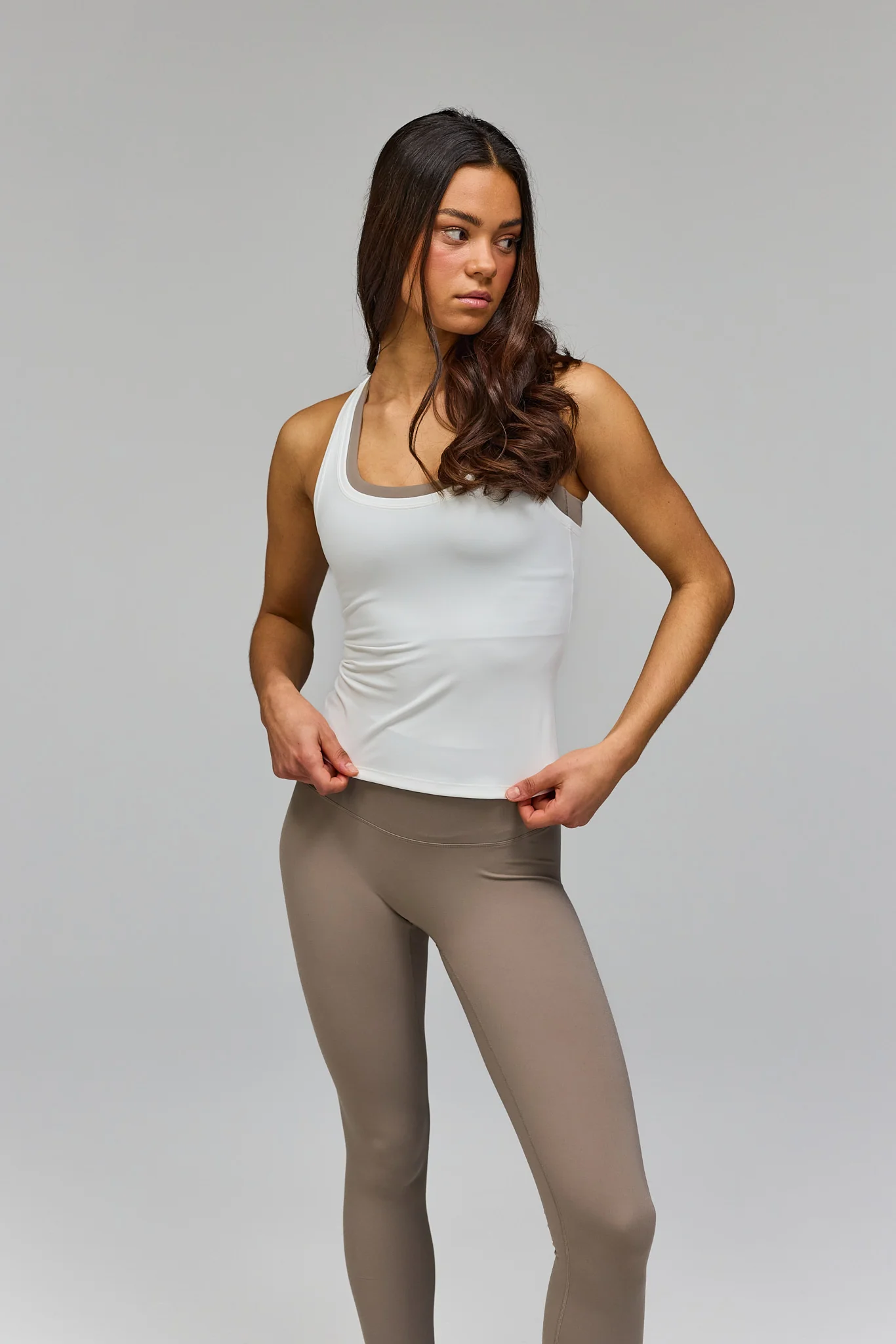 Neaty Racer Tank Top - White - Image 5