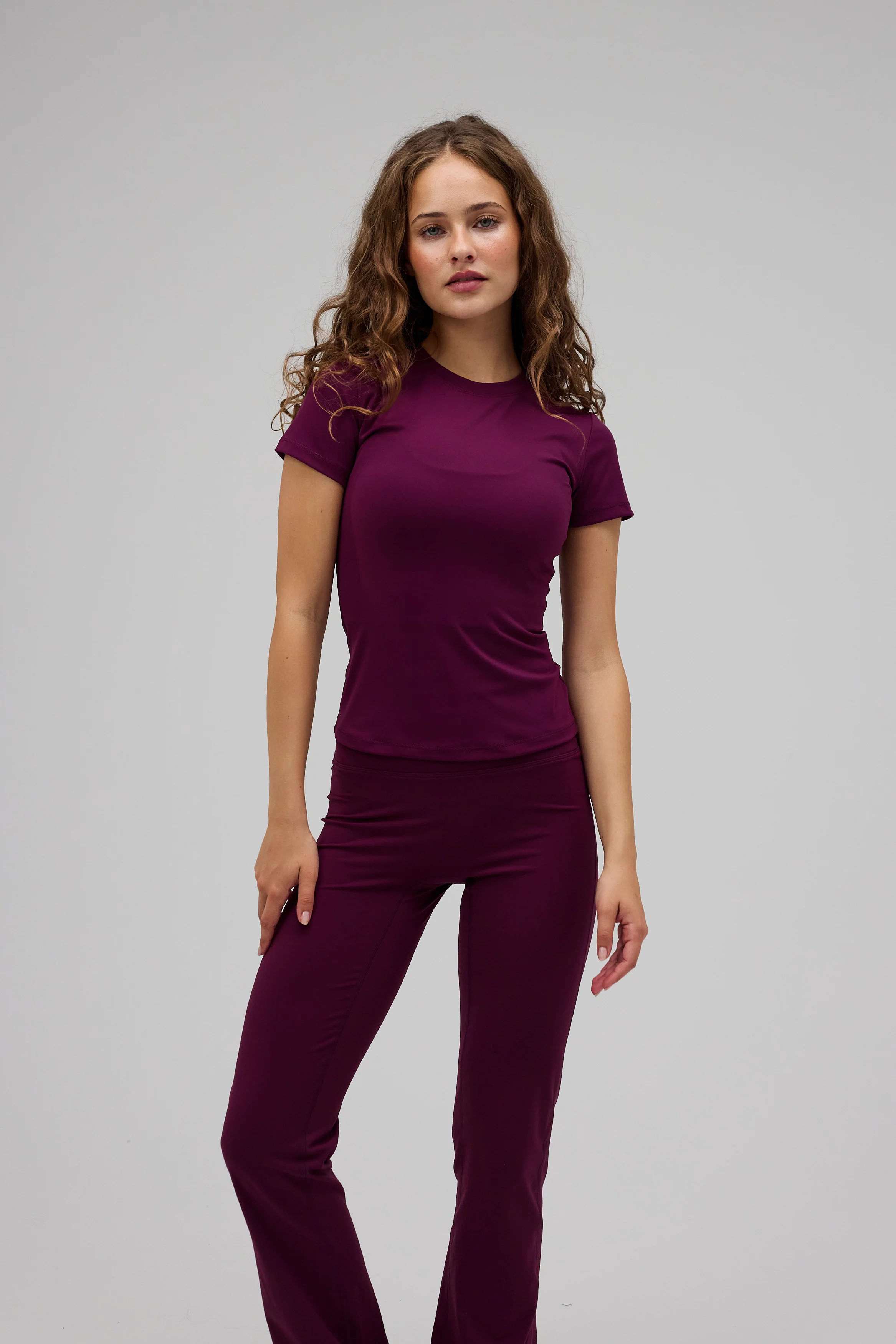 Neaty Tee - Deep Plum - Image 2