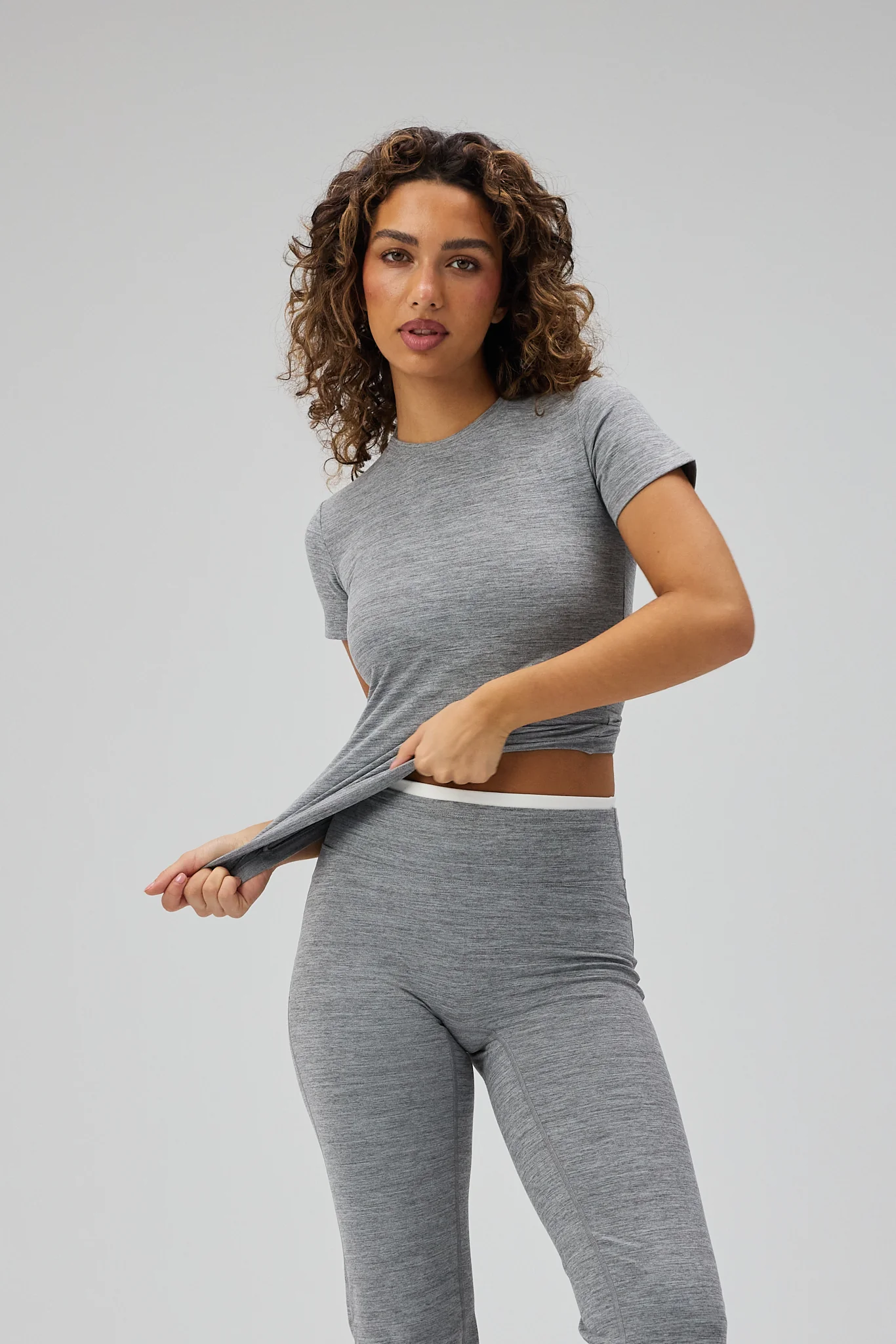 Neaty Tee - Grey Melange - Image 3