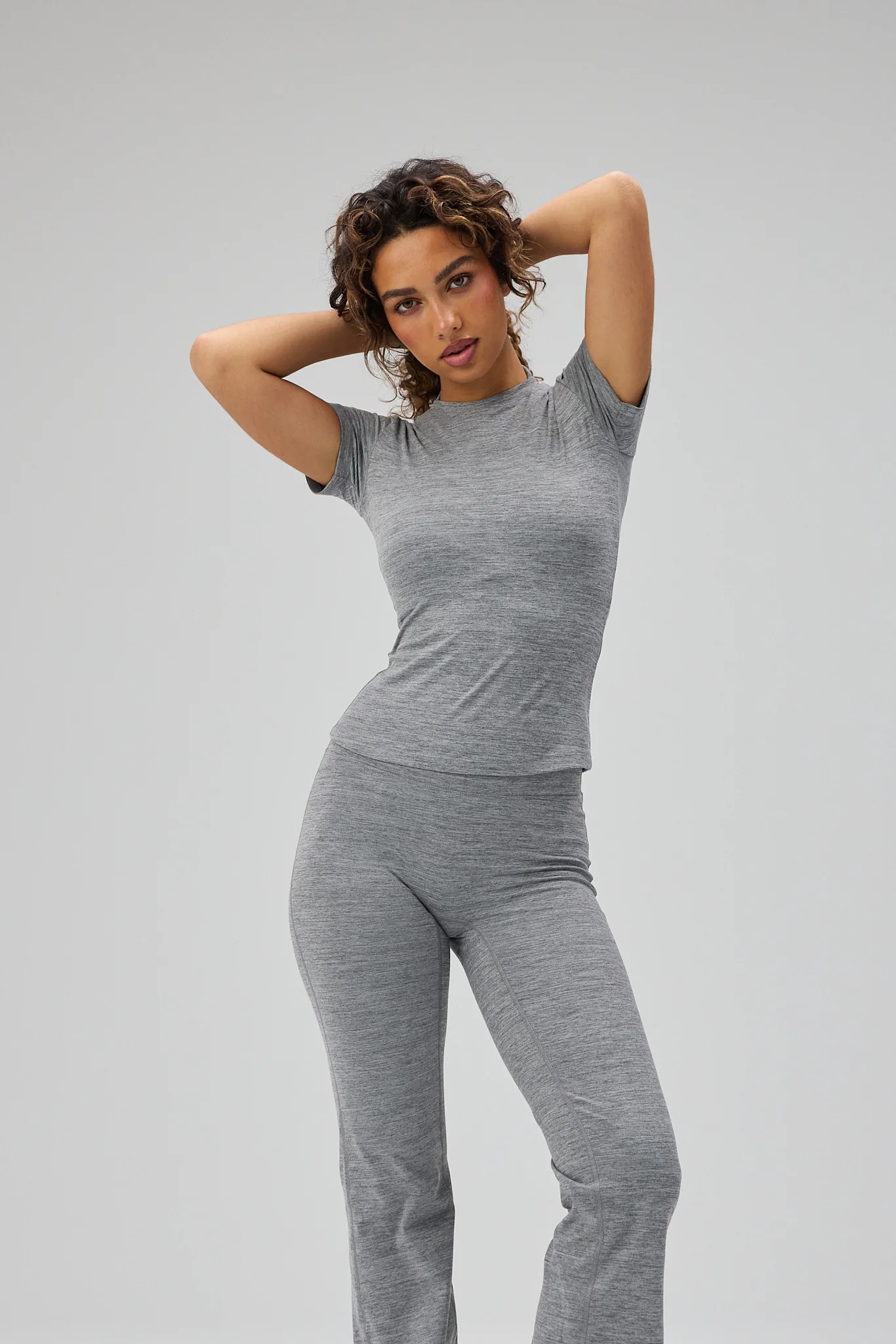 Neaty Tee - Grey Melange - Image 5