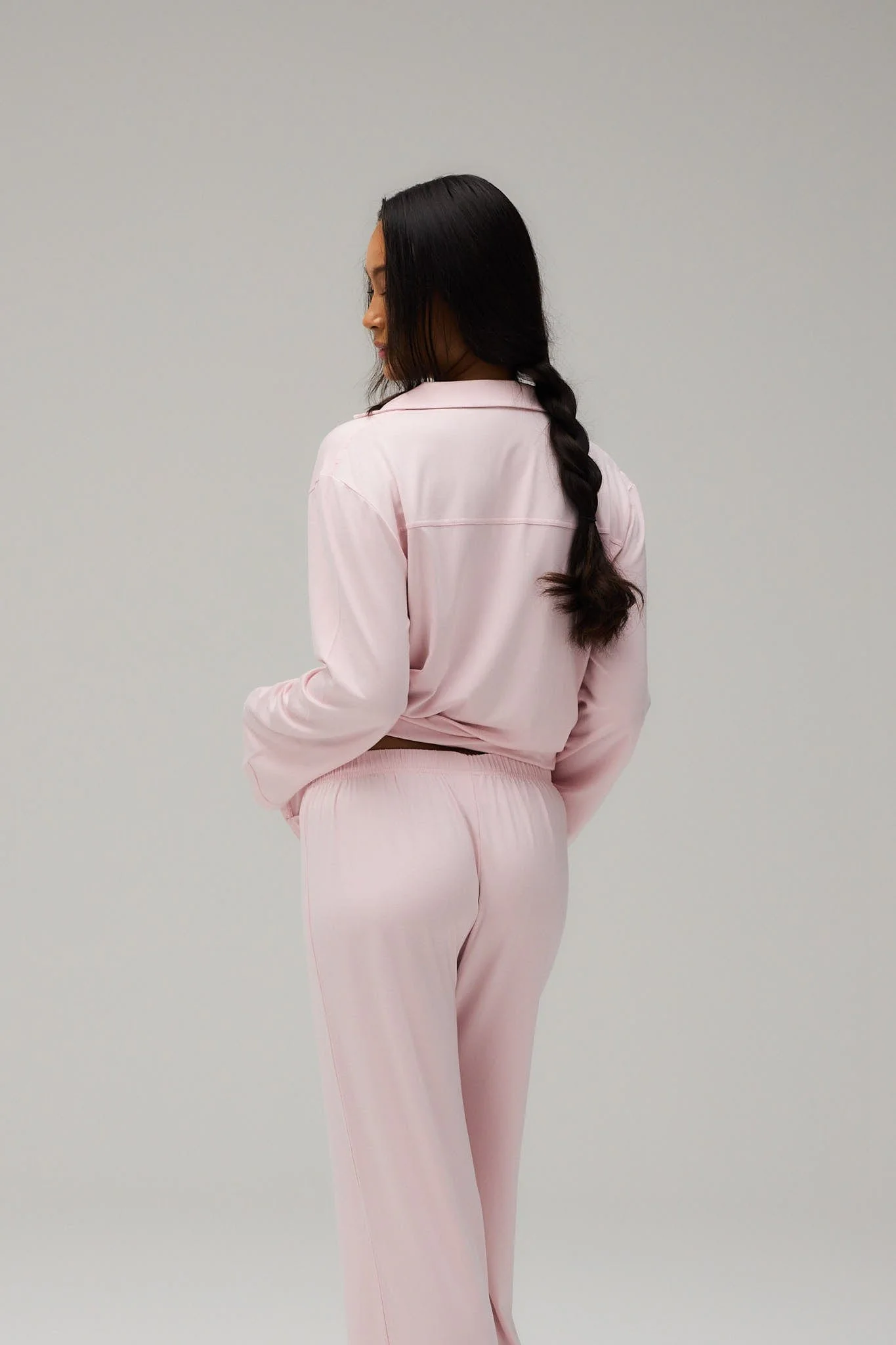 Pyjamas Blouse - Soft Pink - Image 5