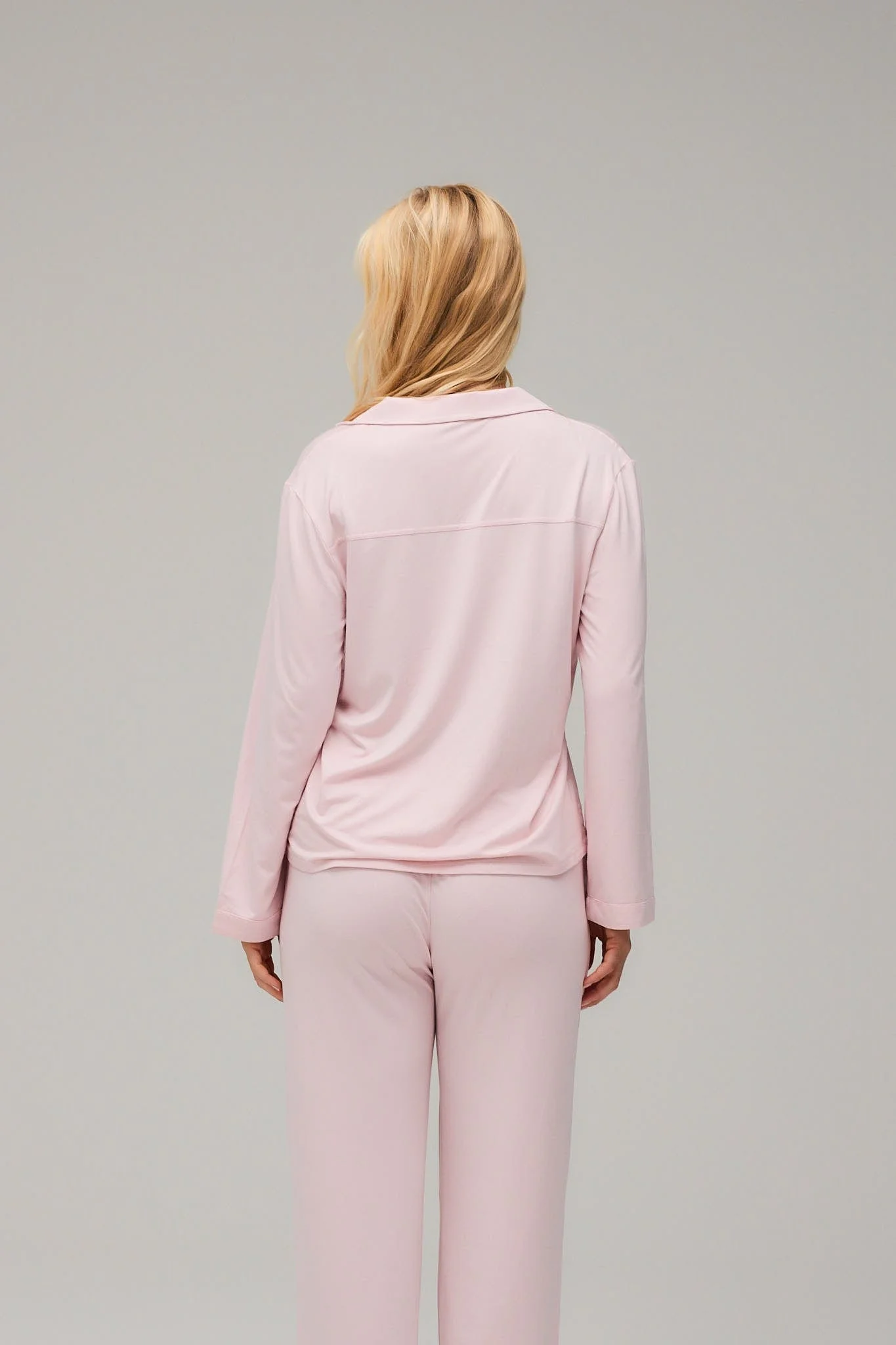 Pyjamas Blouse - Soft Pink - Image 9