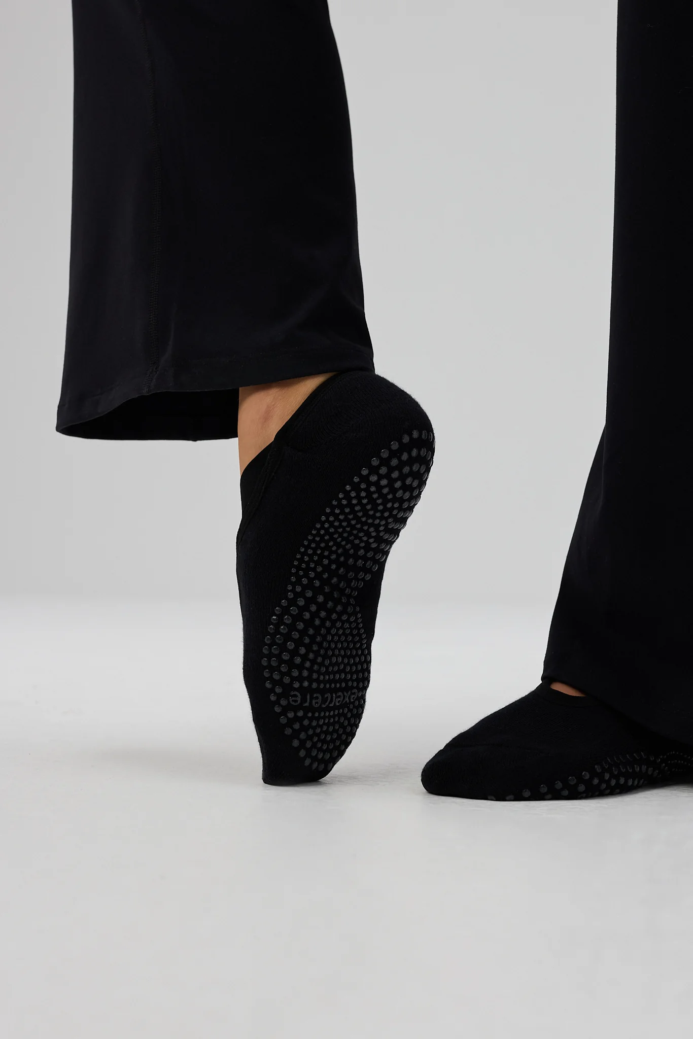 Pilates Grip Socks - Black - Image 4