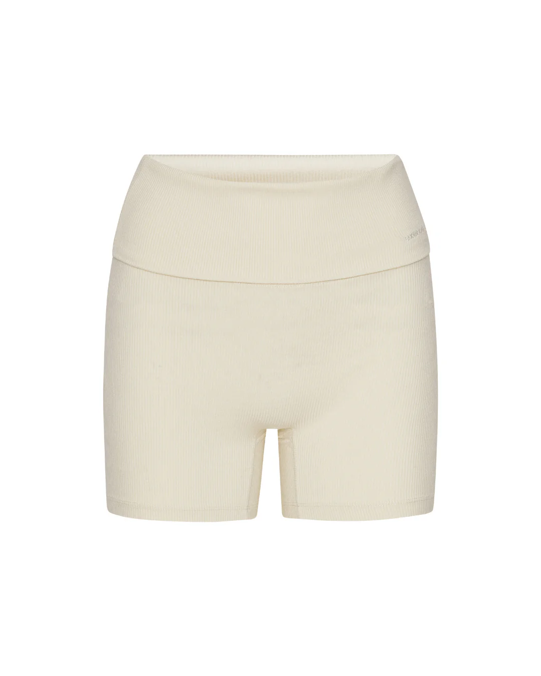 Rib Fold Over Shorts - Honey - Image 8