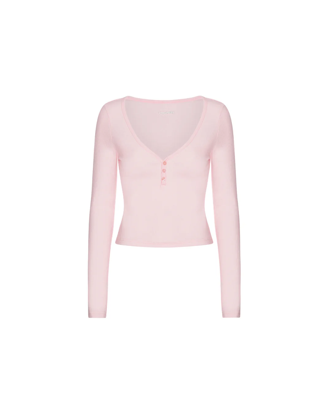 Rib Long Sleeve - Soft Pink - Image 7