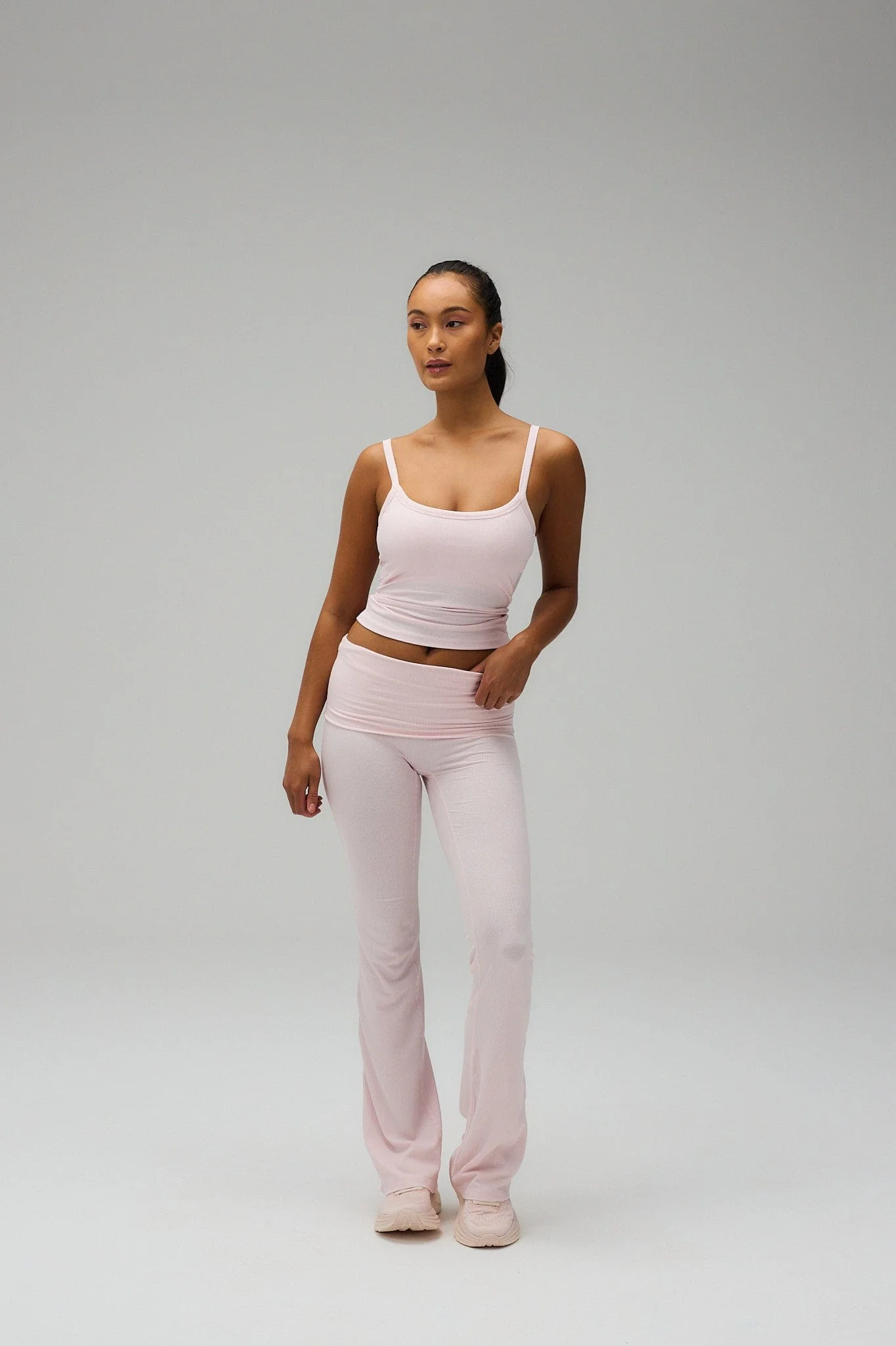 Rib Tank Top - Soft Pink - Image 5
