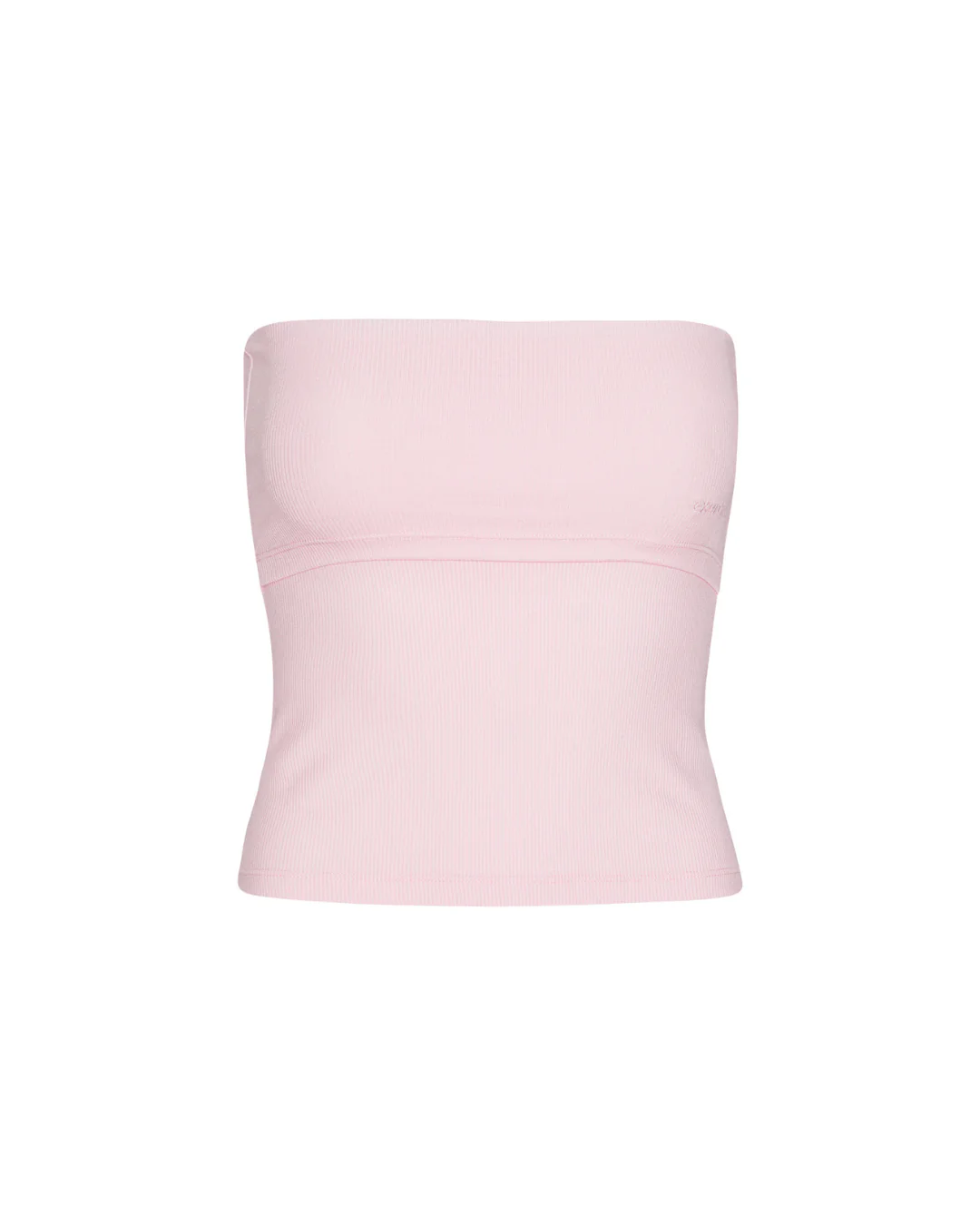 Rib Tube Top - Soft Pink - Image 5
