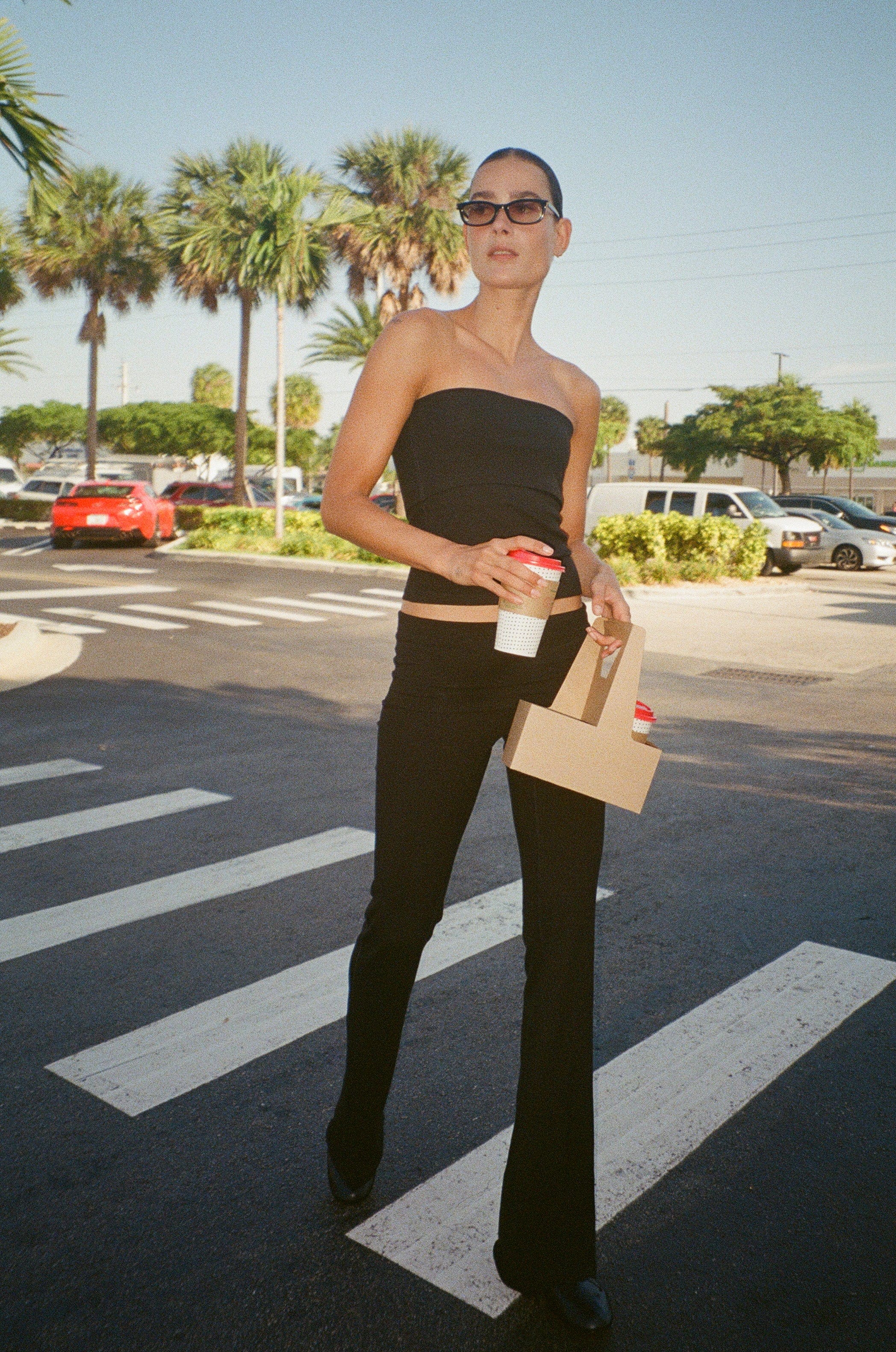Rib Tube Top - Black - Image 7