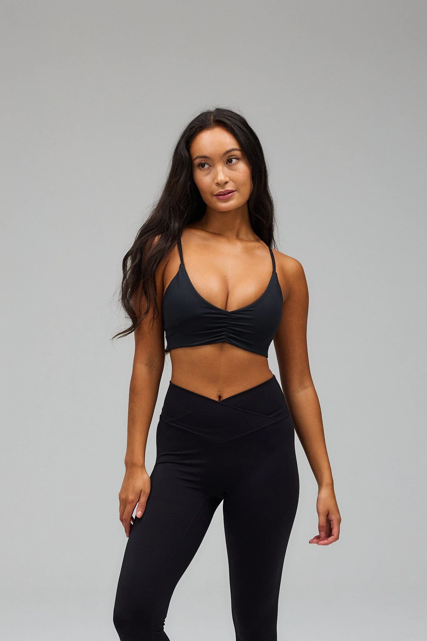 Scrunch Bra - Black - Image 7