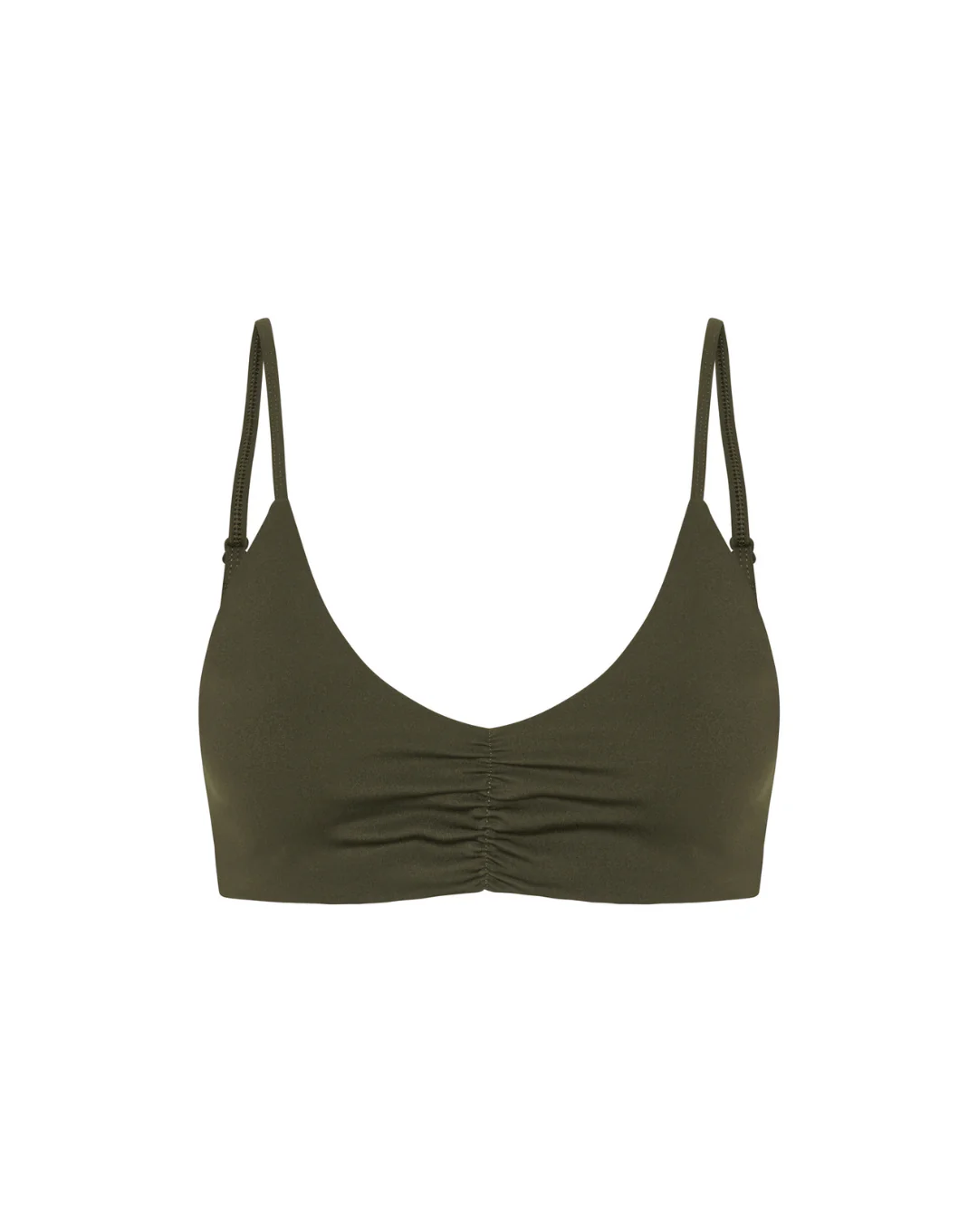 Scrunch Bra - Forest Green - Image 4