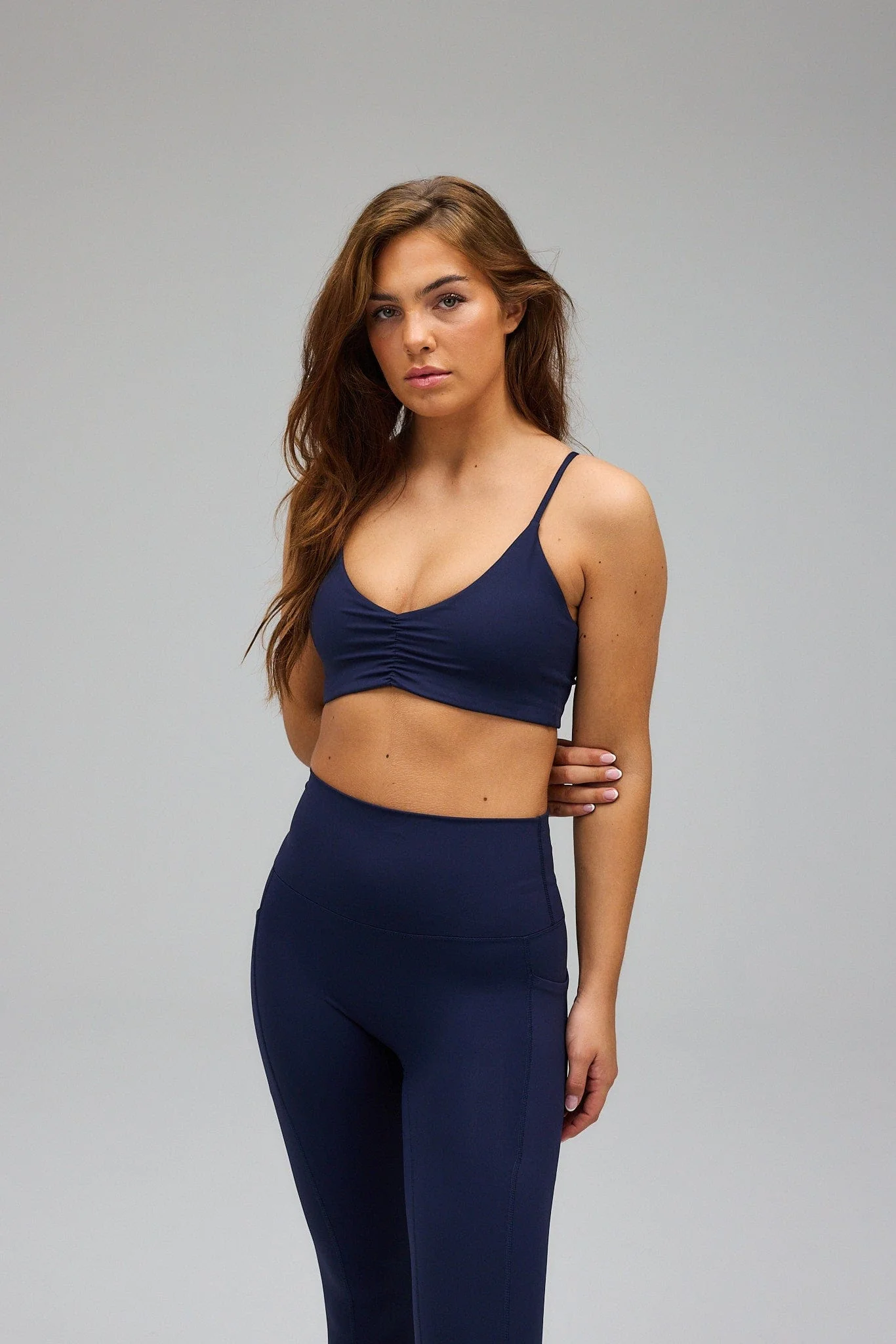 Scrunch Bra - Navy - Image 2
