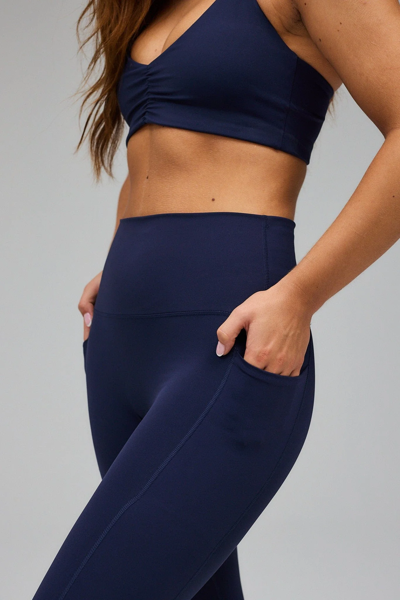 Scrunch Bra - Navy - Image 4