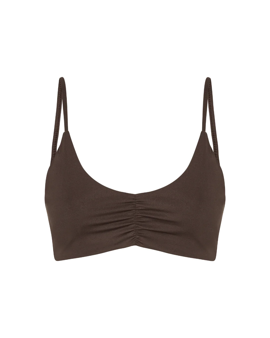 Scrunch Bra - Pecan Brown - Image 4