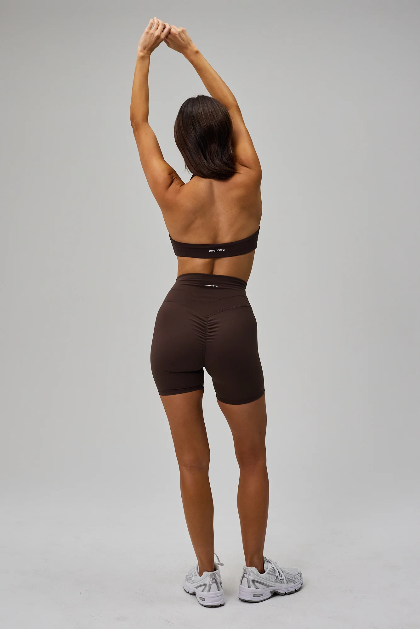 Scrunch Halter Bra - Pecan Brown - Image 6