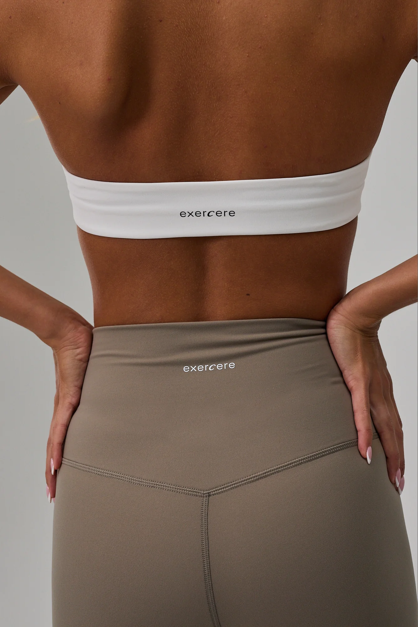 Scrunch Halter Bra - White - Image 6