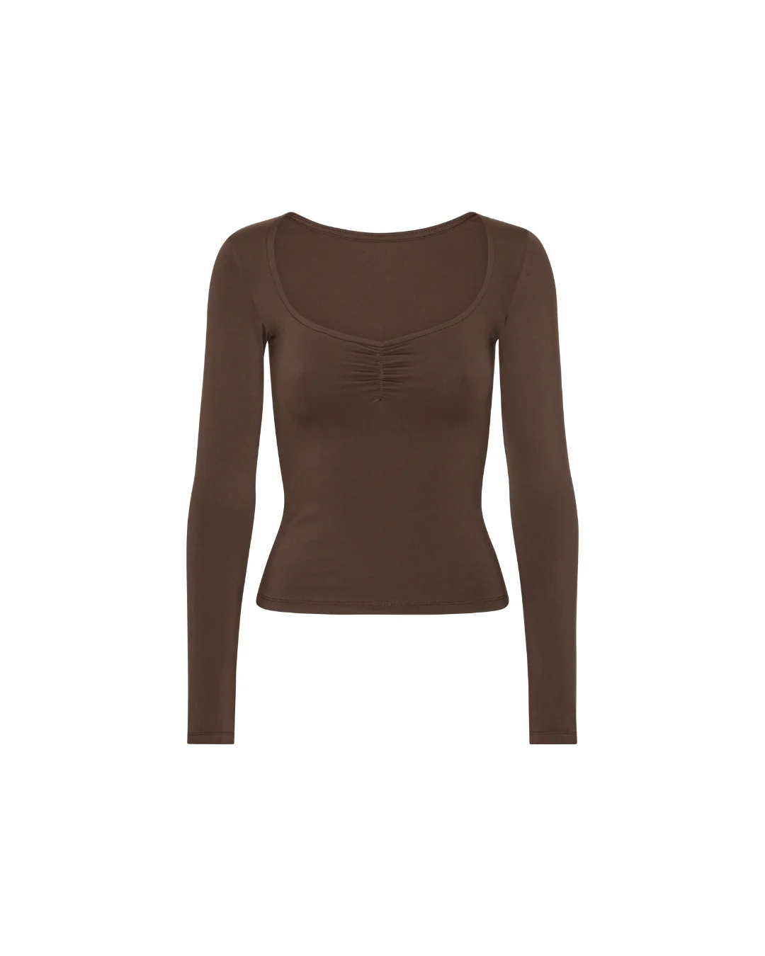 Scrunch Long Sleeve - Pecan Brown - Image 5