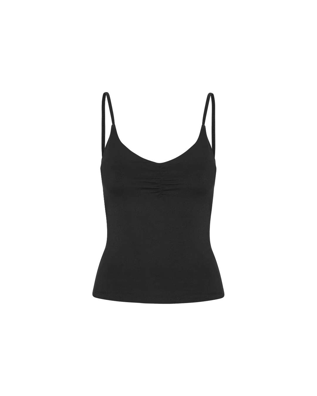 Scrunch Tank Top - Black - Image 5