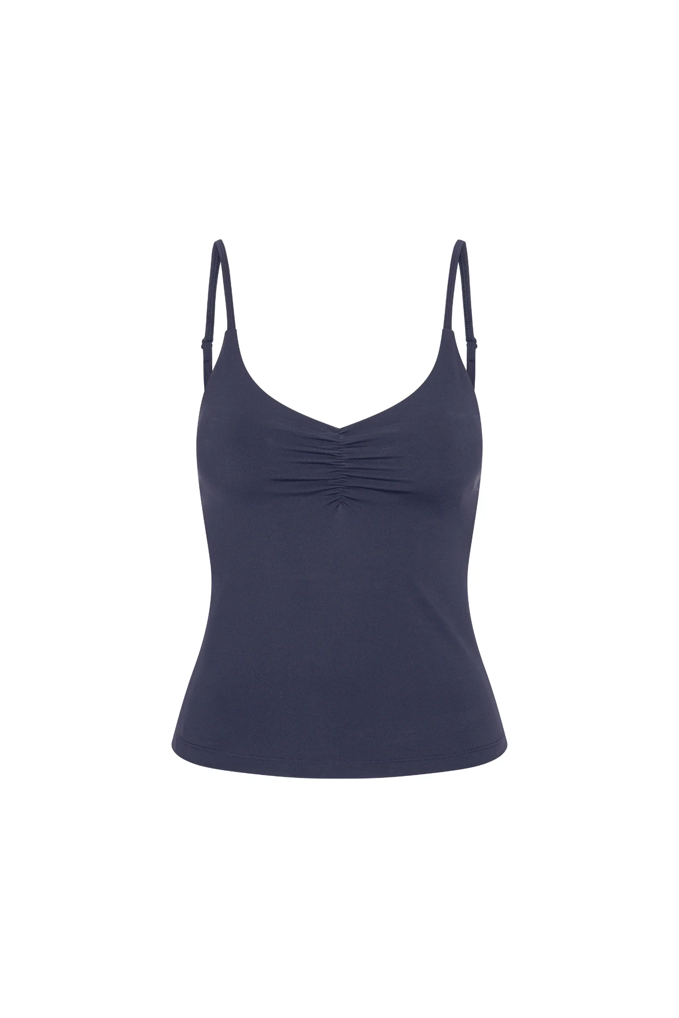 Scrunch Tank Top - Navy - Image 5