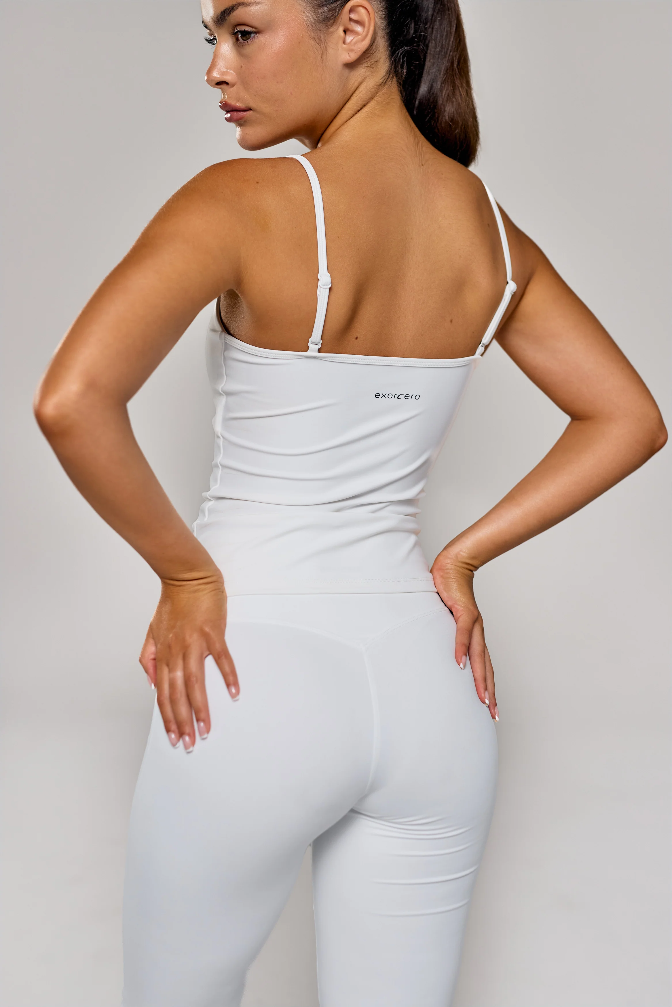 Scrunch Tank Top - White - Image 6