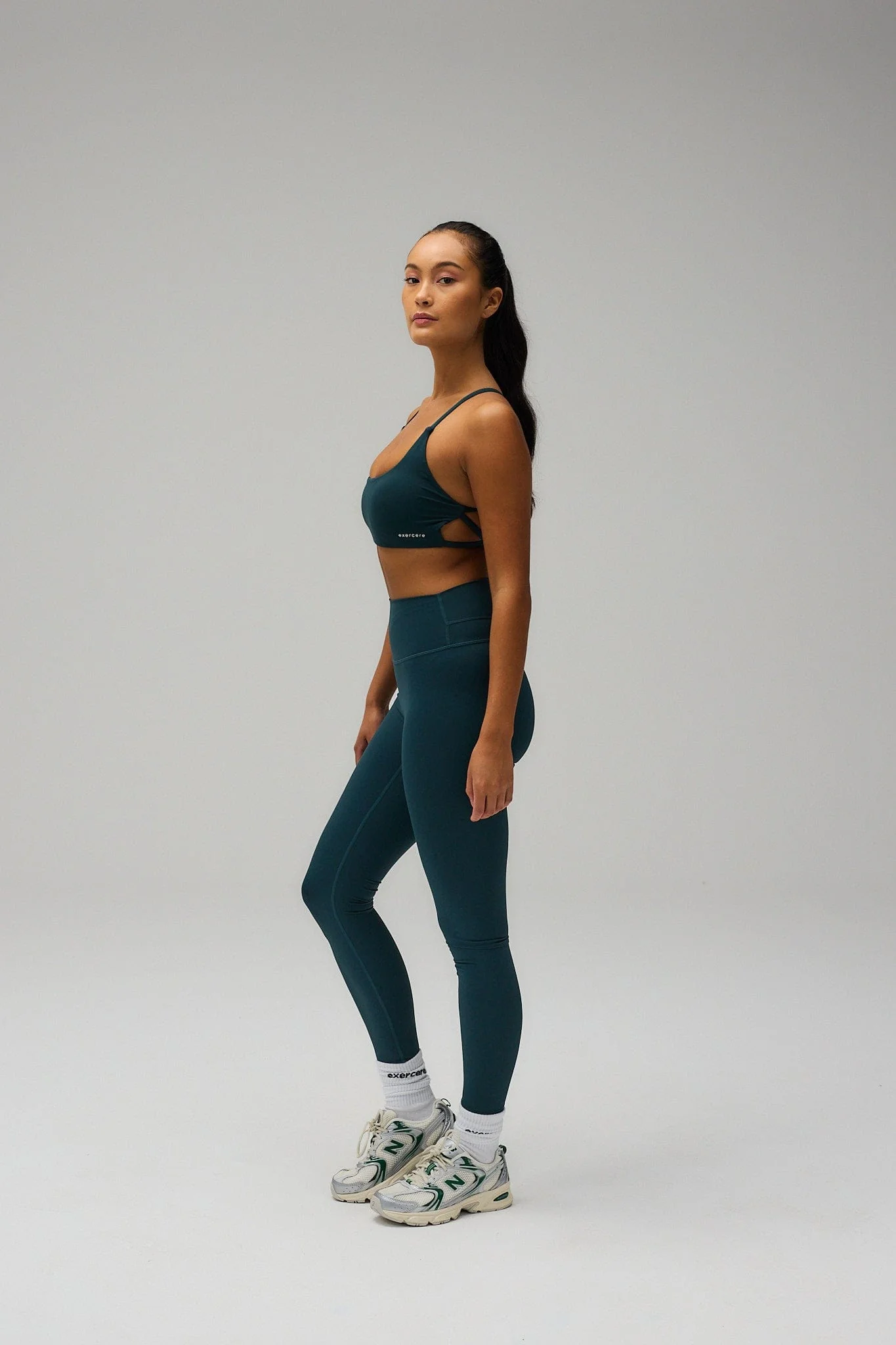 Sculpt Bra - Sea Green - Image 4