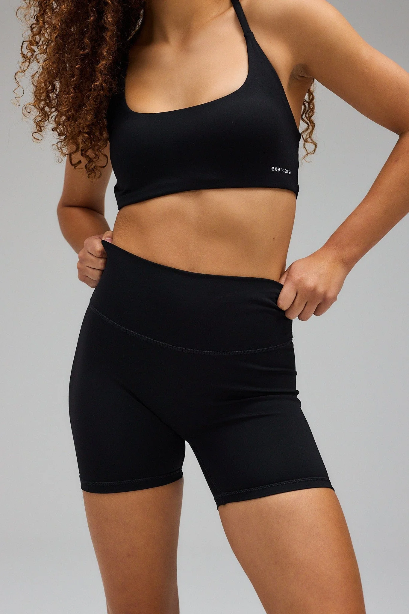 Sculpt Scrunch Shorts - Black - Image 3