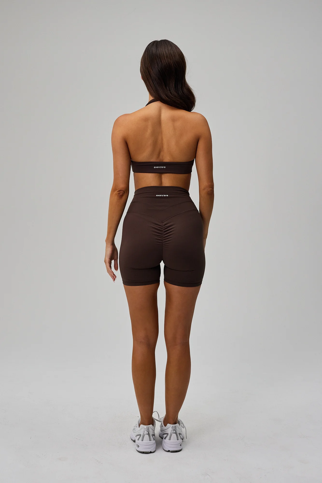 Sculpt Scrunch Shorts - Pecan Brown - Image 5