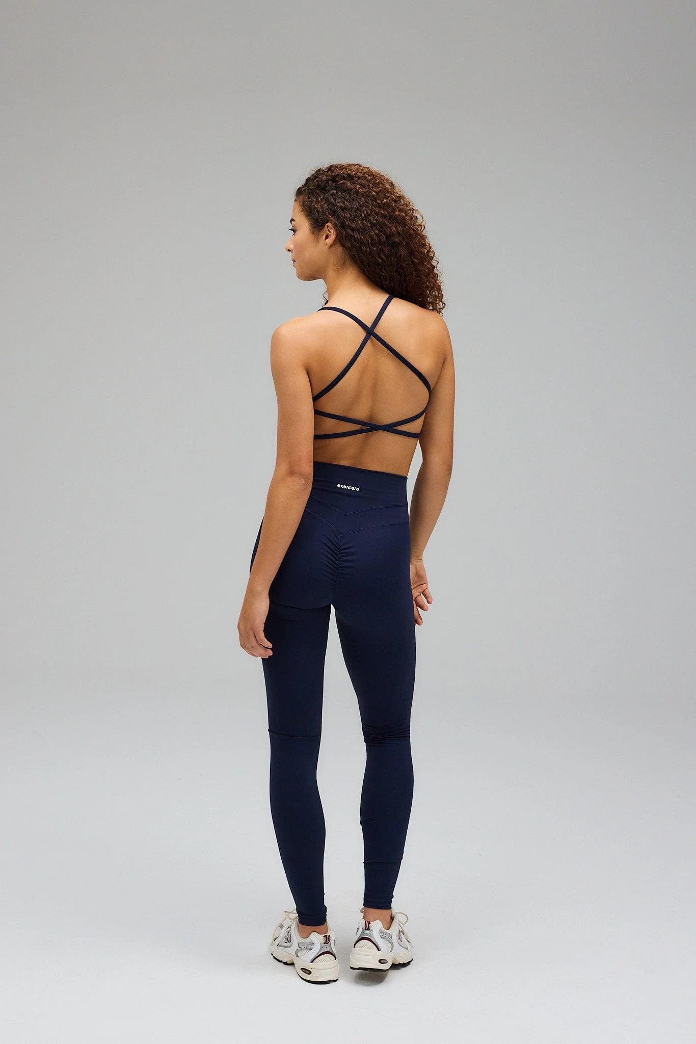 Sculpt Scrunch Tights - Navy - Image 4