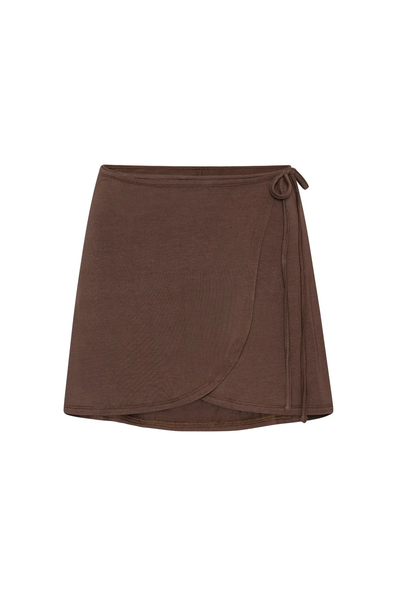 Shore Wrap Skirt - Pecan Brown - Image 7