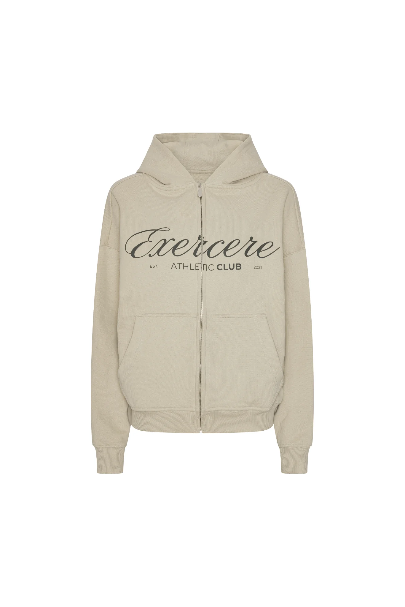Signature Script Zip Hoodie - Sandstone - Image 6