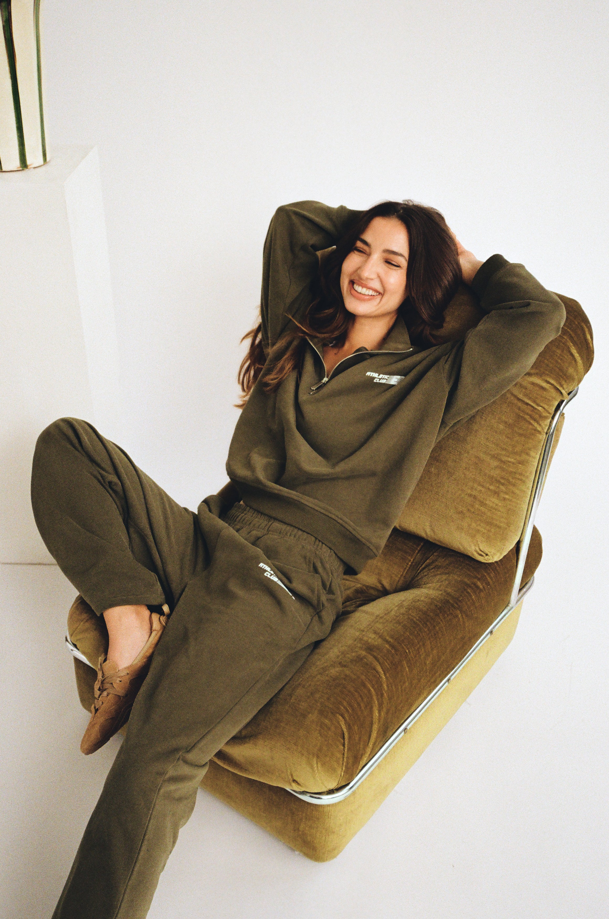 Straight Leg Sweatpants - Forest Green - Image 4
