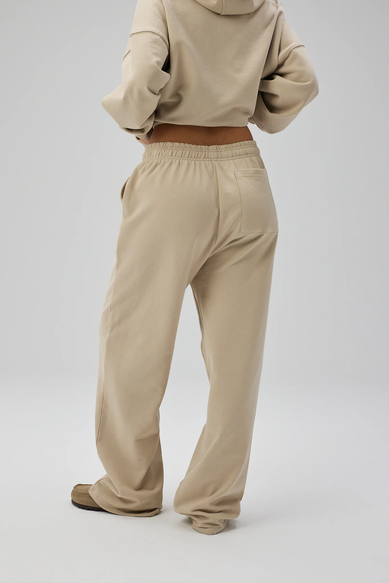 Straight Leg Sweatpants - Sandstone - Image 4