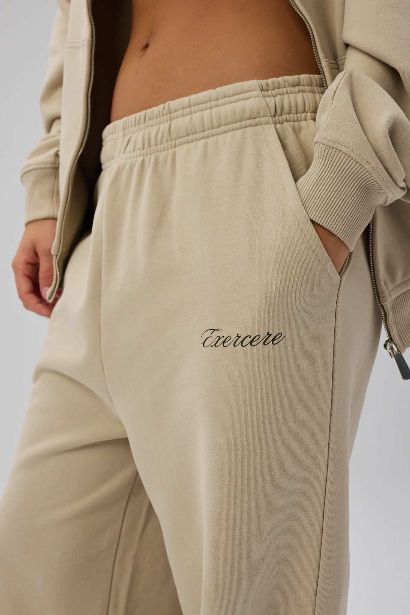 Straight Leg Sweatpants - Sandstone - Image 7