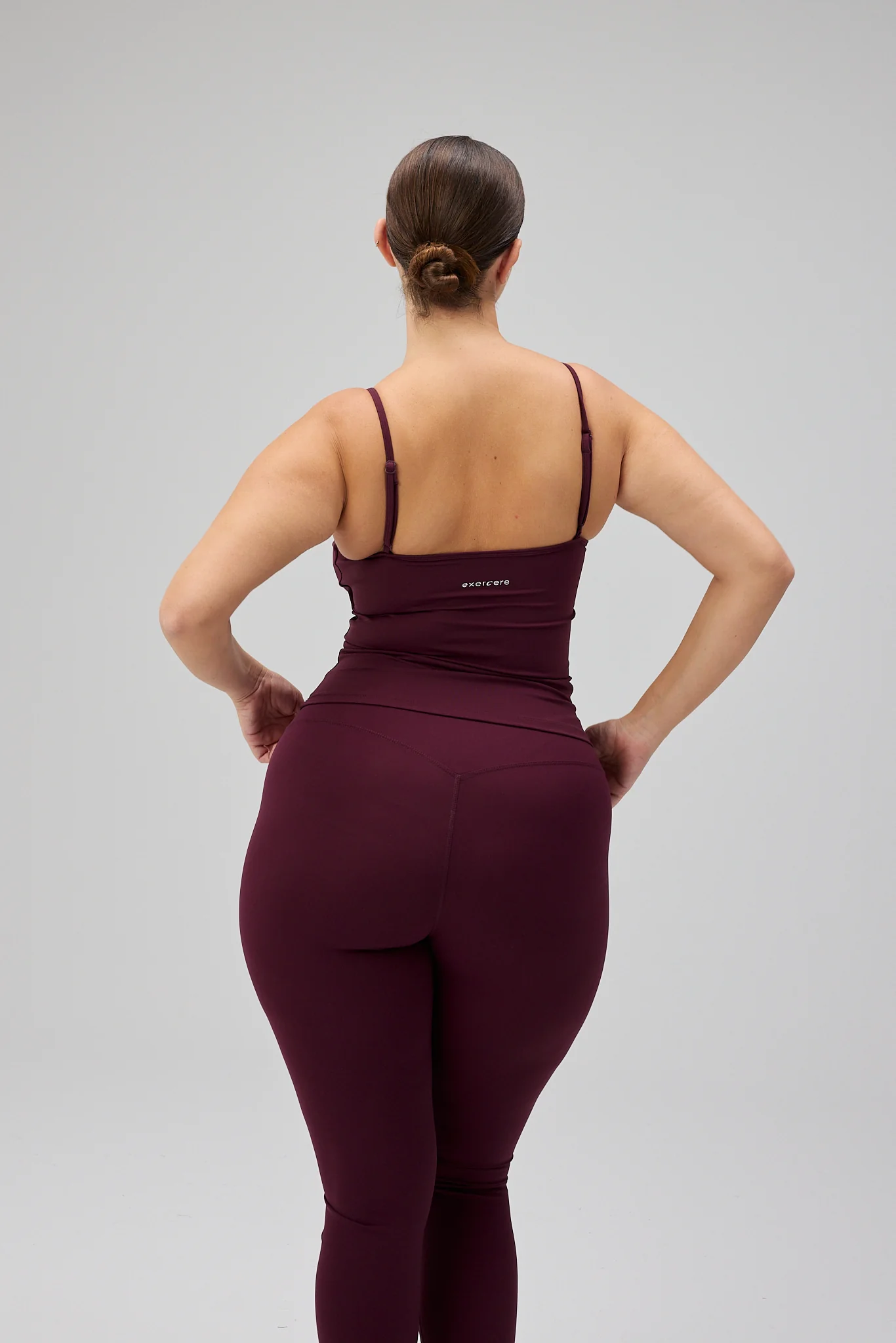 Scrunch Tank Top - Deep Plum - Image 2