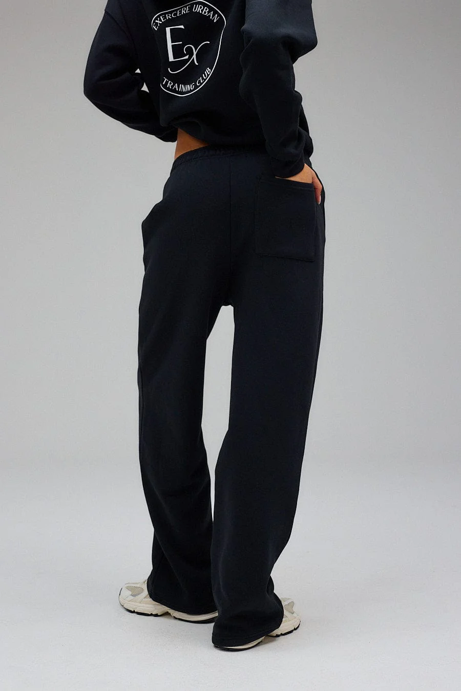 Wide Sweatpants - Black - Image 6