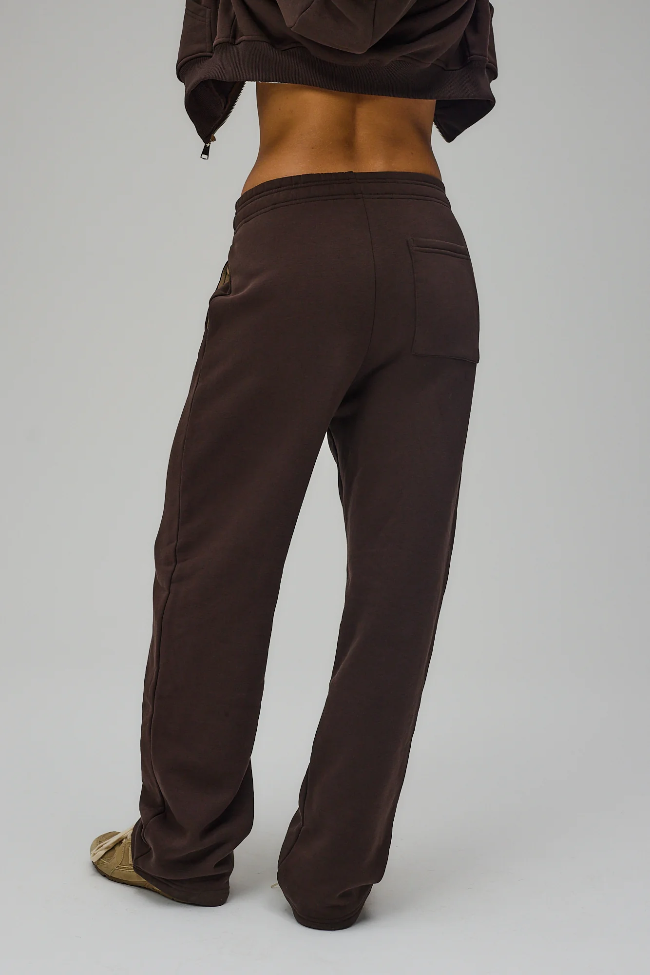 Wide Sweatpants - Pecan Brown - Image 2