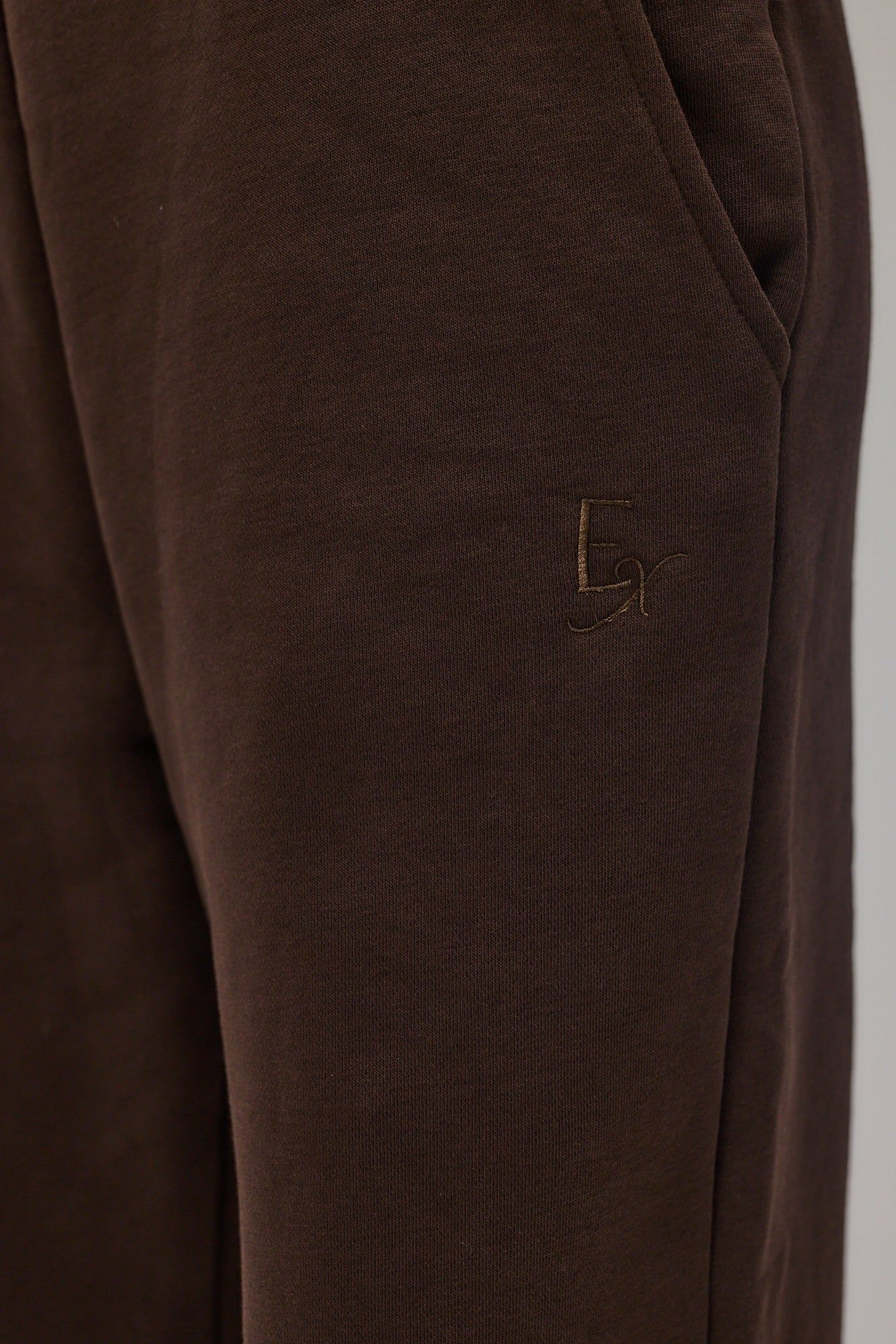 Wide Sweatpants - Pecan Brown - Image 8
