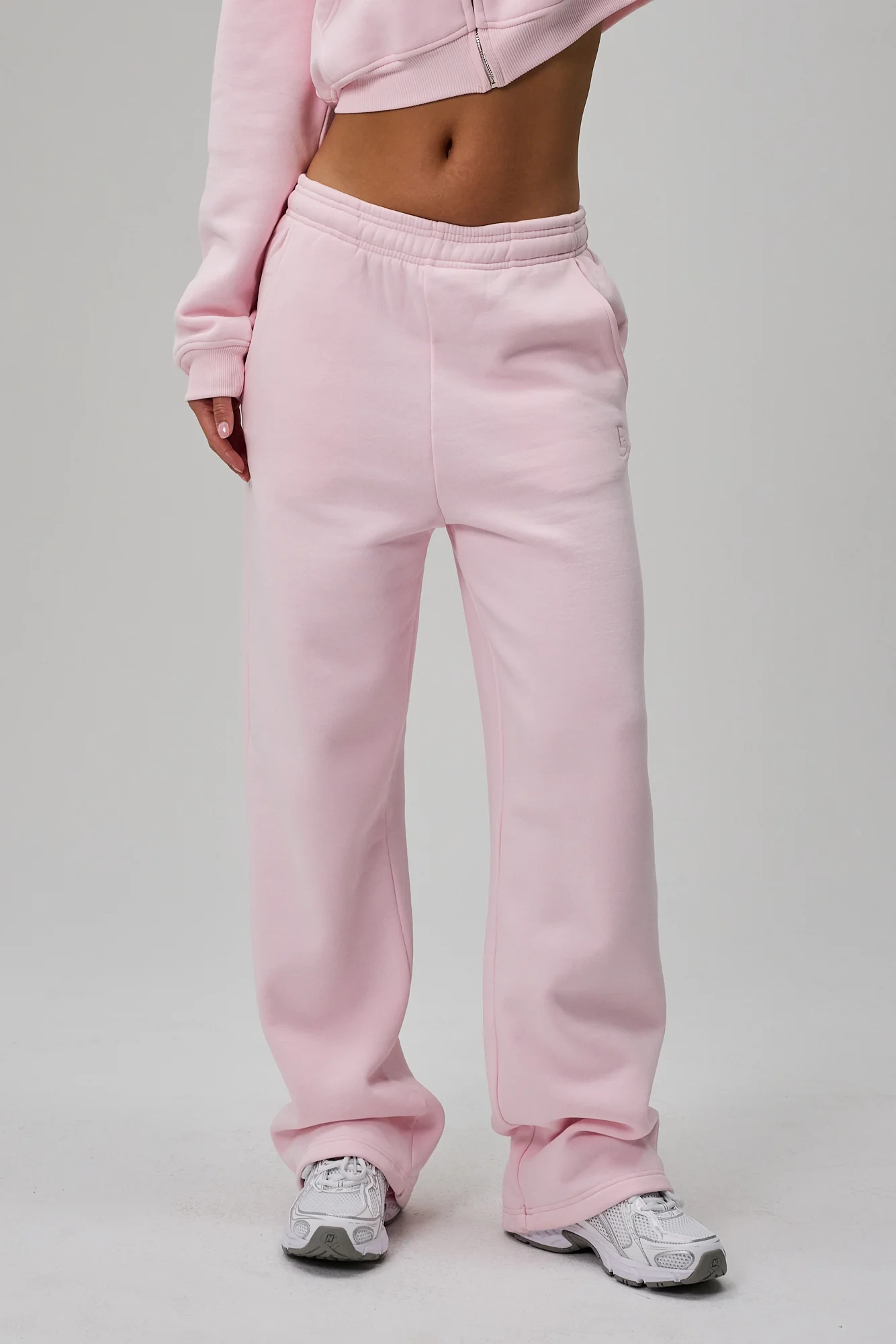 Wide Sweatpants - Soft Pink - Image 3