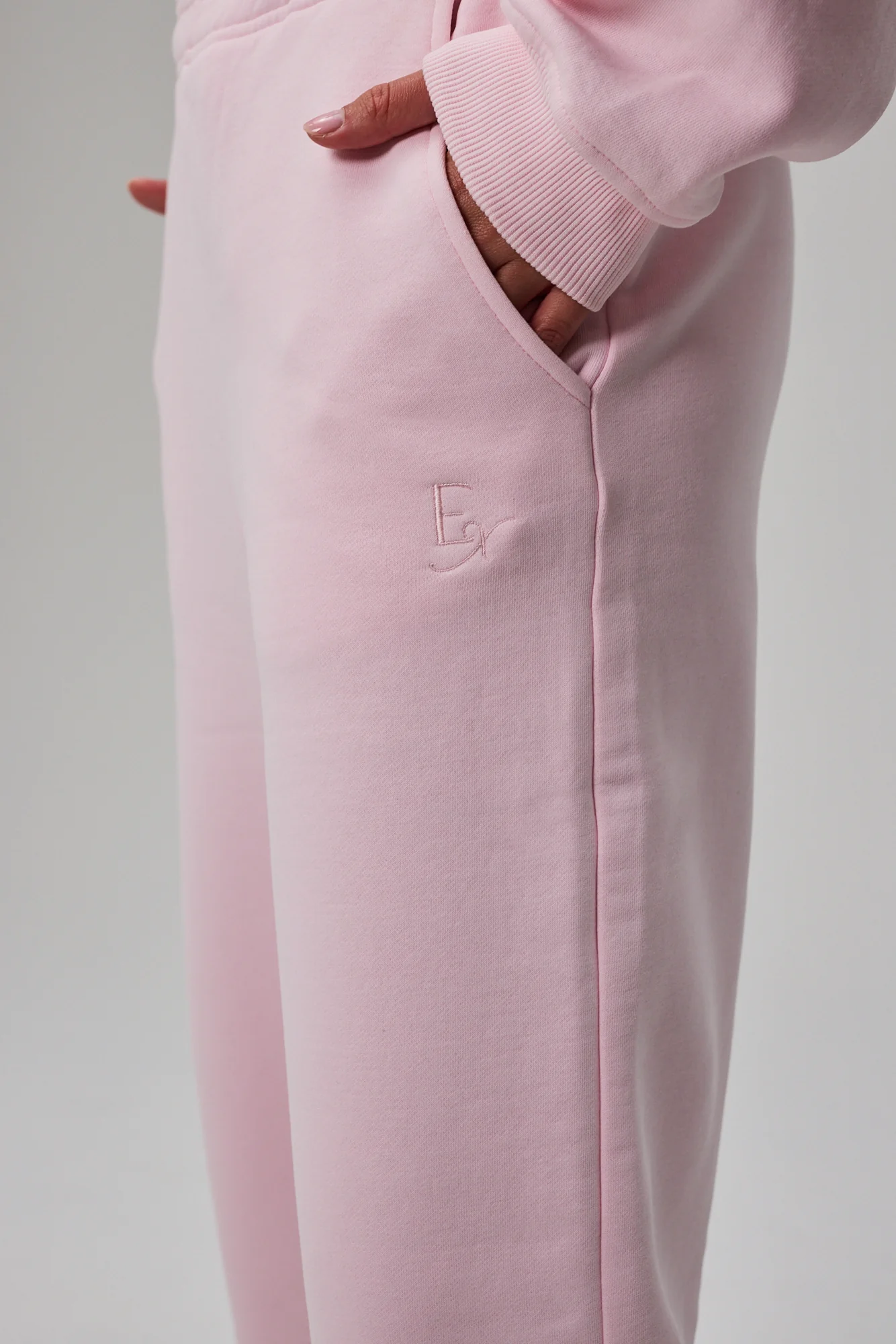 Wide Sweatpants - Soft Pink - Image 5