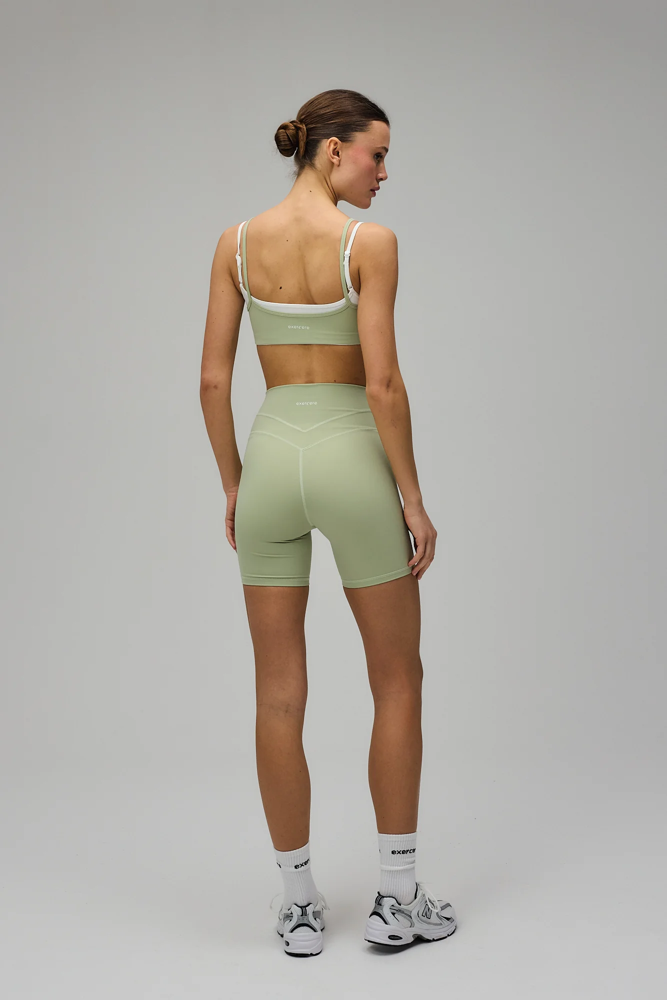 Wrap Shorts - Dusty Green - Image 7