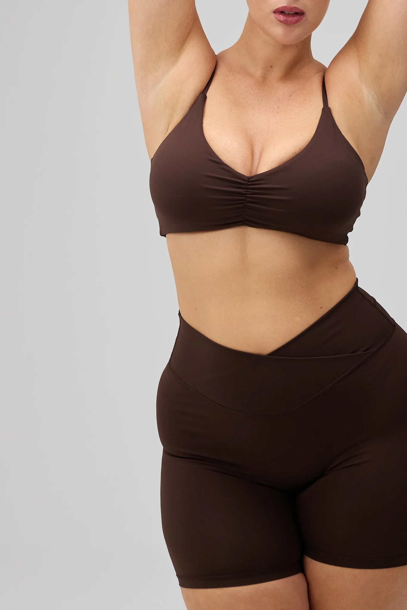 Scrunch Bra - Pecan Brown - Image 8